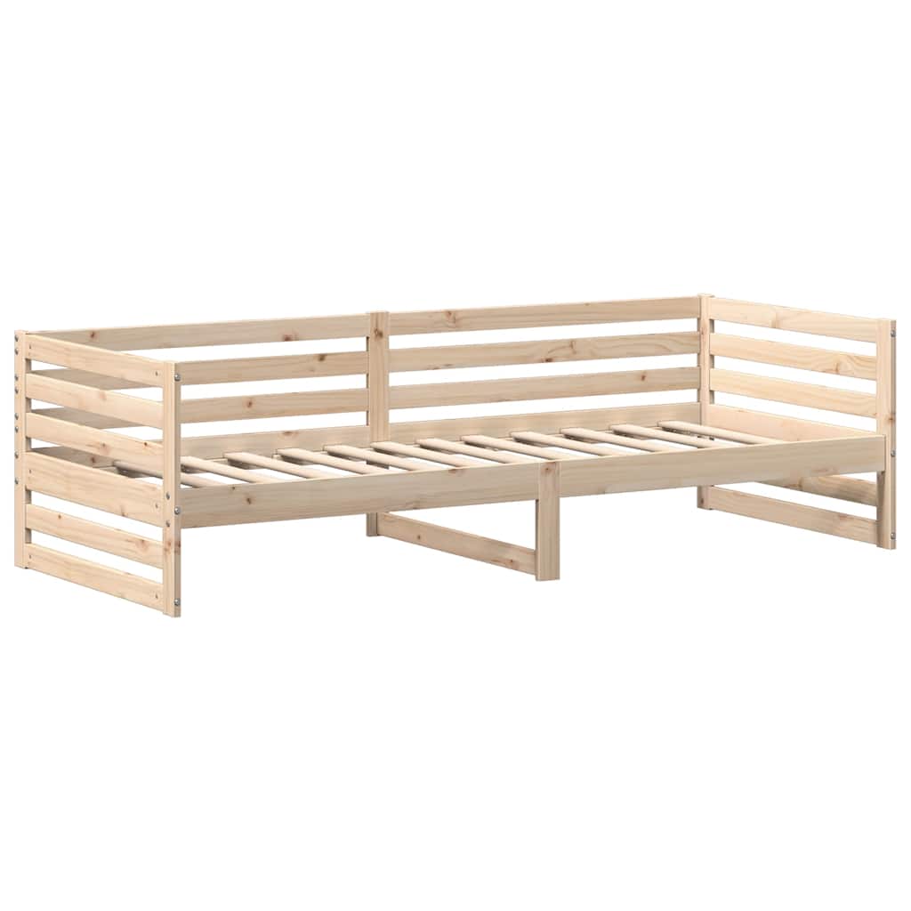 Dnevni krevet bez madraca 80x200 cm Masivno drvo Bor