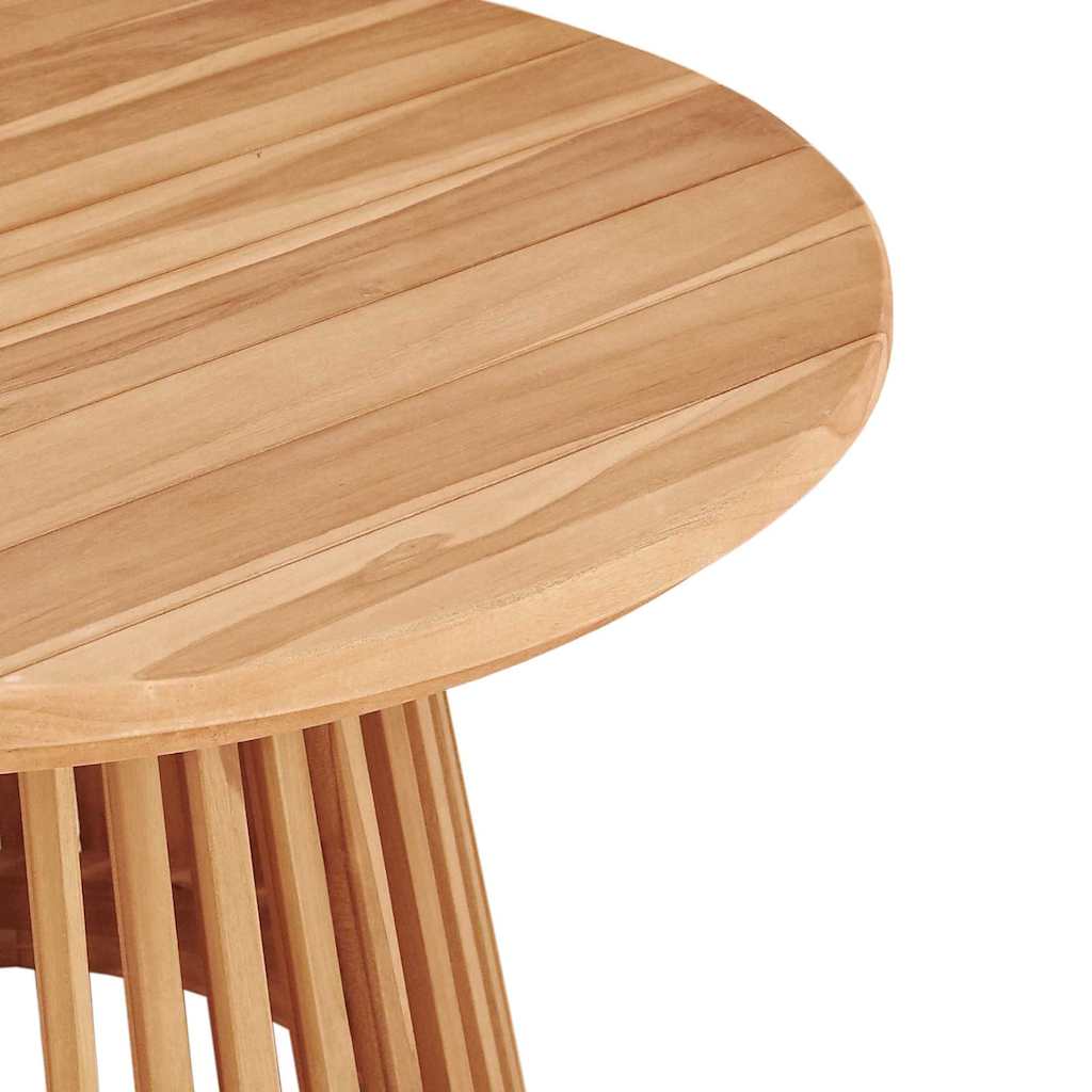 Bocni stol Smeđa 70 x 70 x 40 cm Čvrsto teak drvo