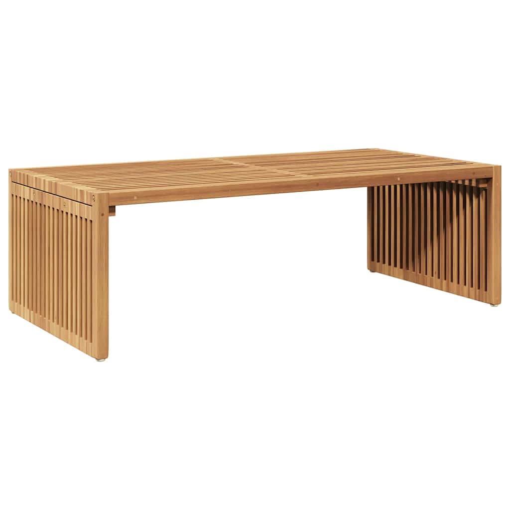 Vrtni bočni stol Smeđa 110 x 55 x 35,5 cm Čvrsto teak drvo