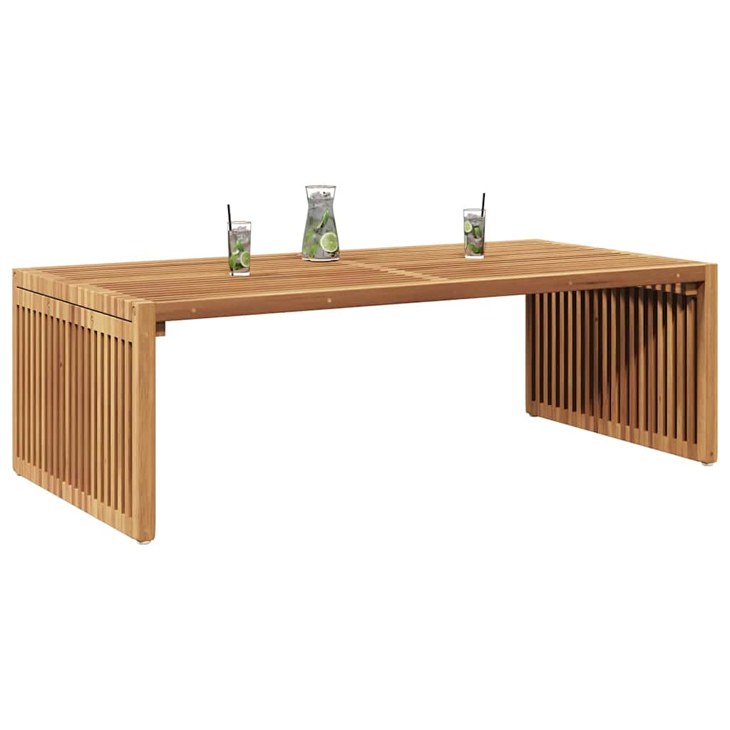 Vrtni bočni stol Smeđa 110 x 55 x 35,5 cm Čvrsto teak drvo
