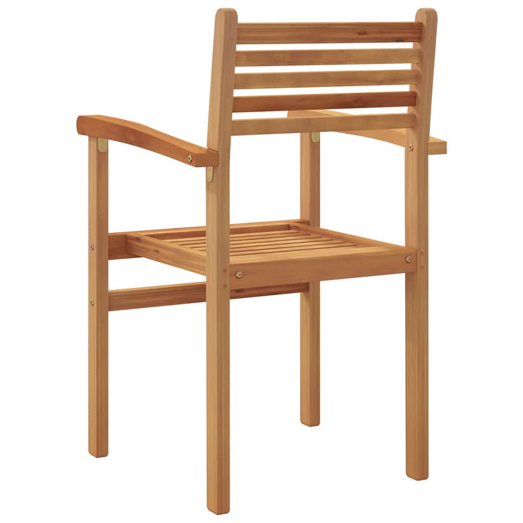 Stolica 2 pcs Smeđa 56 x 55 x 90.5 cm Čvrsto teak drvo