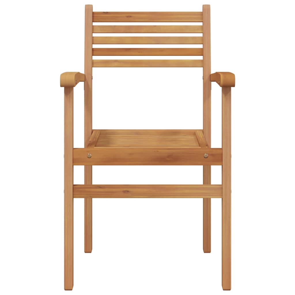 Stolica 2 pcs Smeđa 56 x 55 x 90.5 cm Čvrsto teak drvo