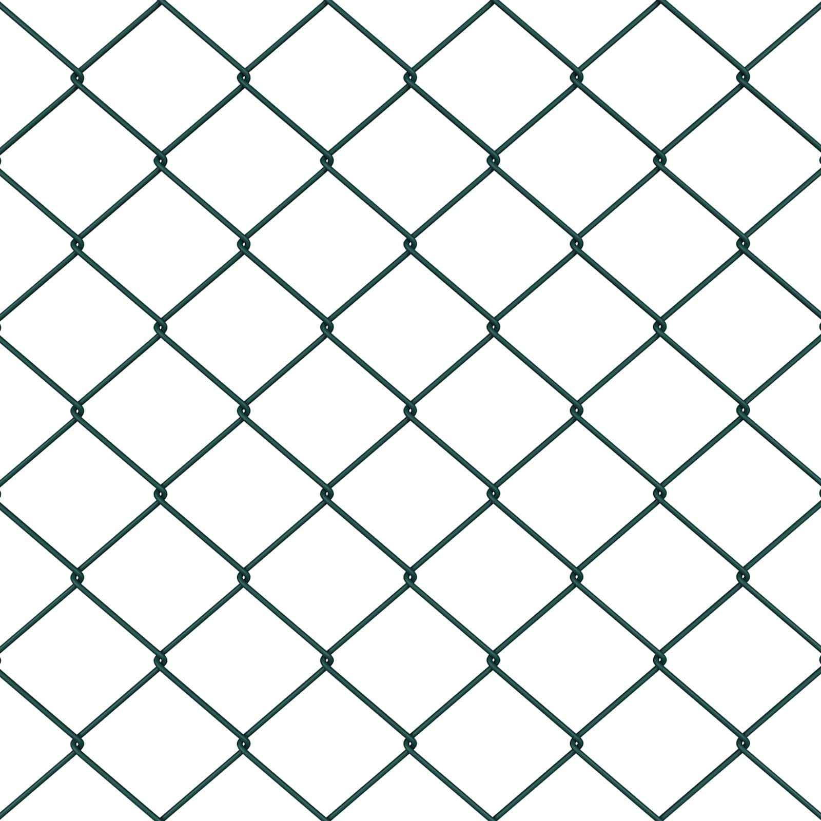 Ograda od lančane veze 10 x 1,2 m Čelik Zelena