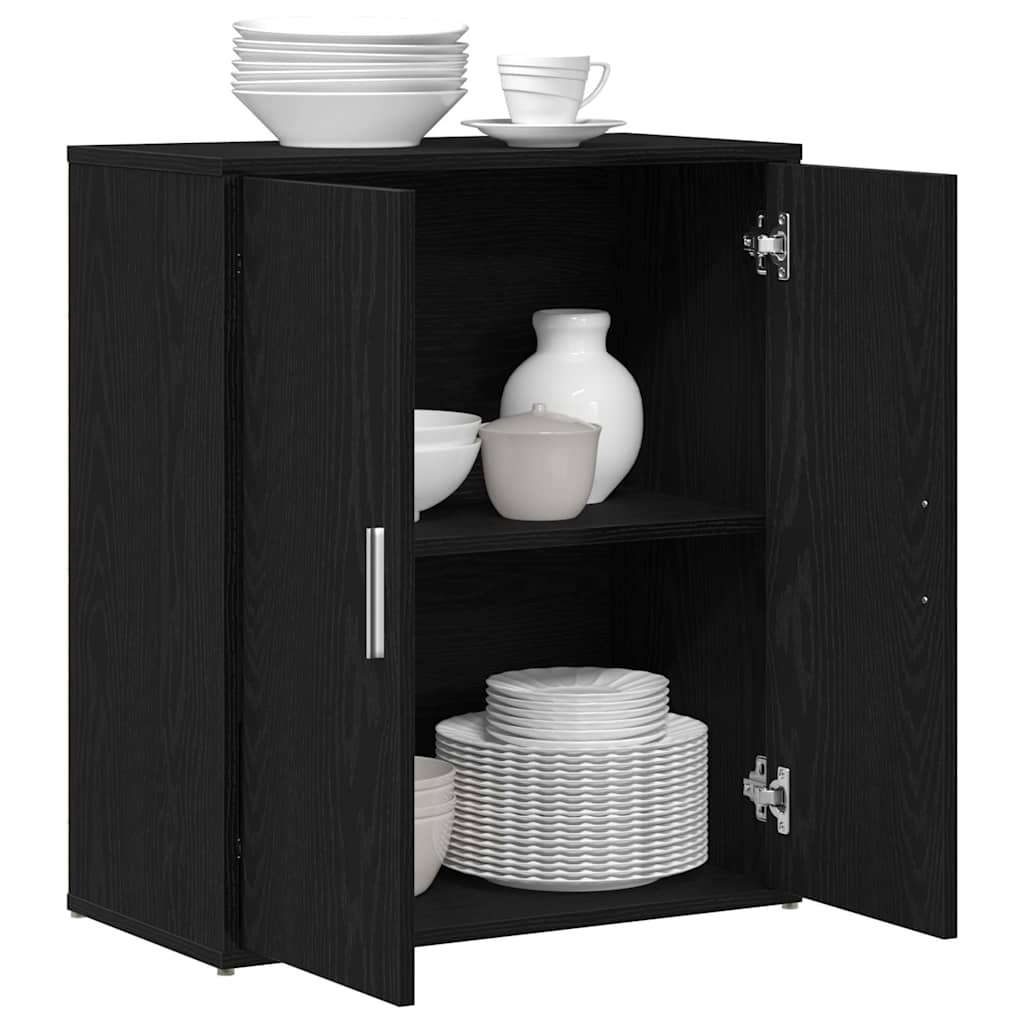 Komoda crni hrast 60x31x70 cm Inženirsko drvo