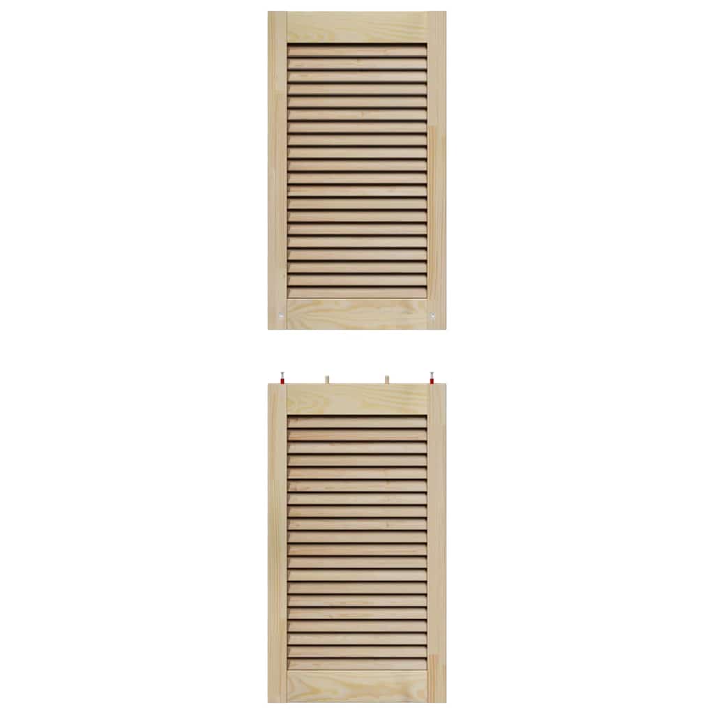 Ormarna vrata Prirodna 140,5 x 2,1 x 39,5 cm Čvrsto borovo drvo