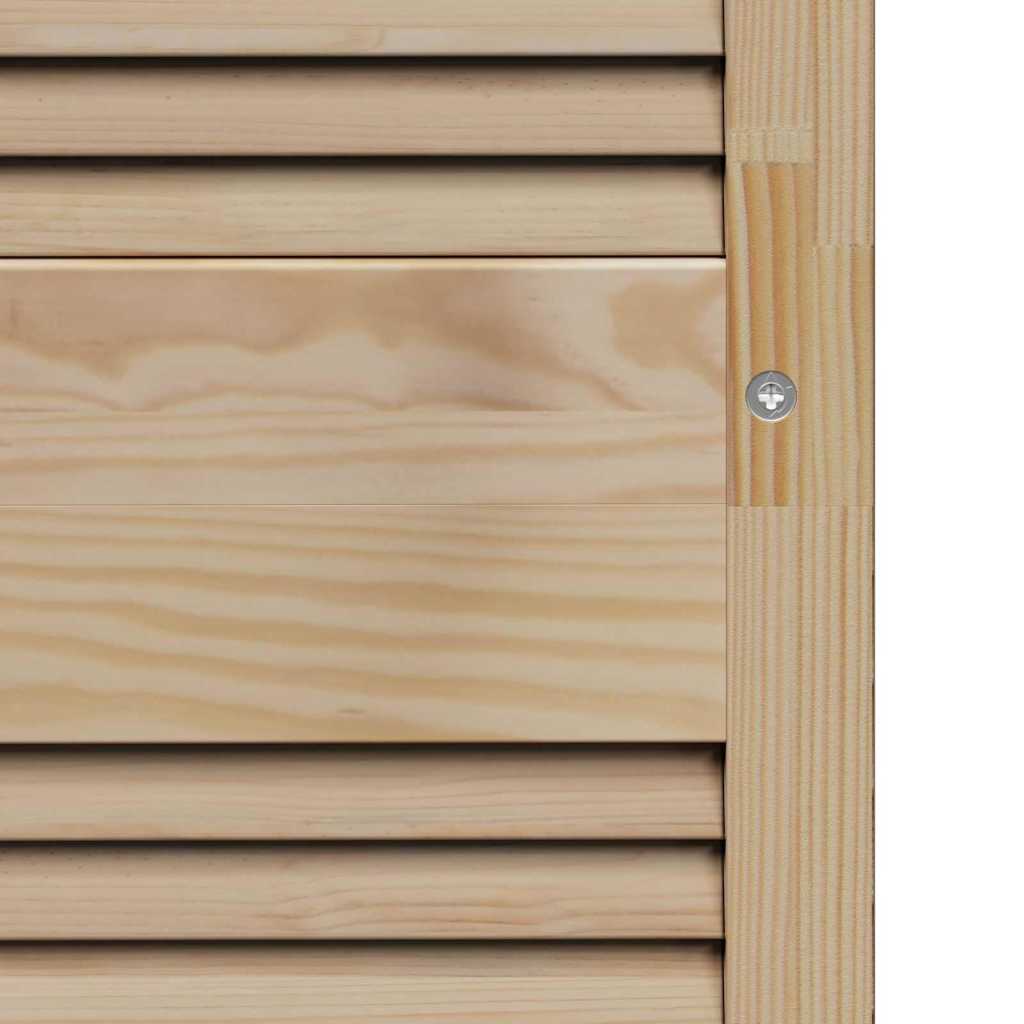 Ormarna vrata Prirodna 140,5 x 2,1 x 59,5 cm Čvrsto borovo drvo