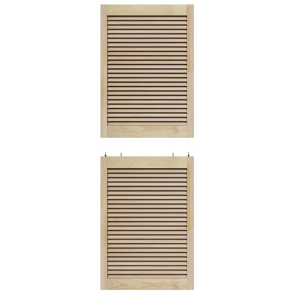 Ormarna vrata Prirodna 170 x 2,1 x 59,5 cm Čvrsto borovo drvo