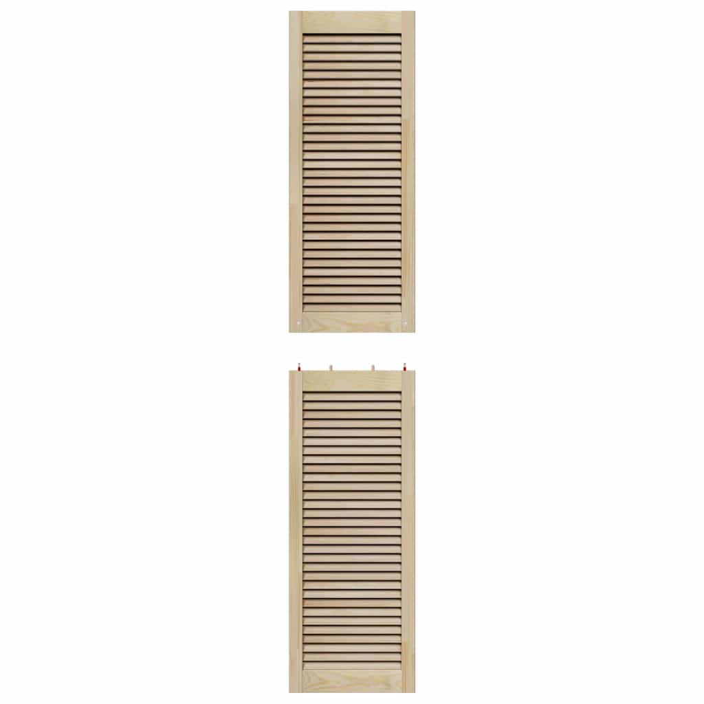 Ormarna vrata Prirodna 201 x 2,1 x 39,5 cm Čvrsto borovo drvo