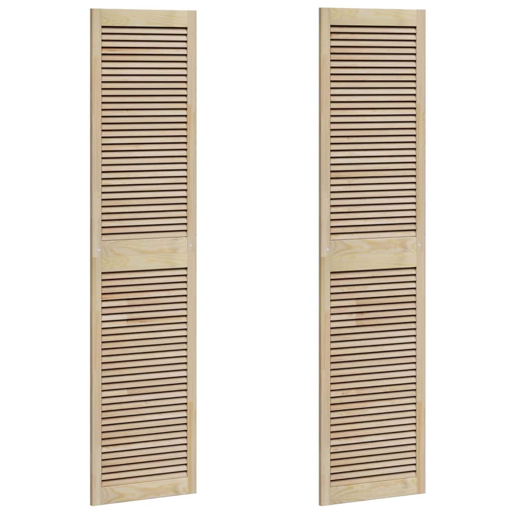 Ormarna vrata s vratima 2 pcs Prirodna 201 x 2,1 x 49,5 cm