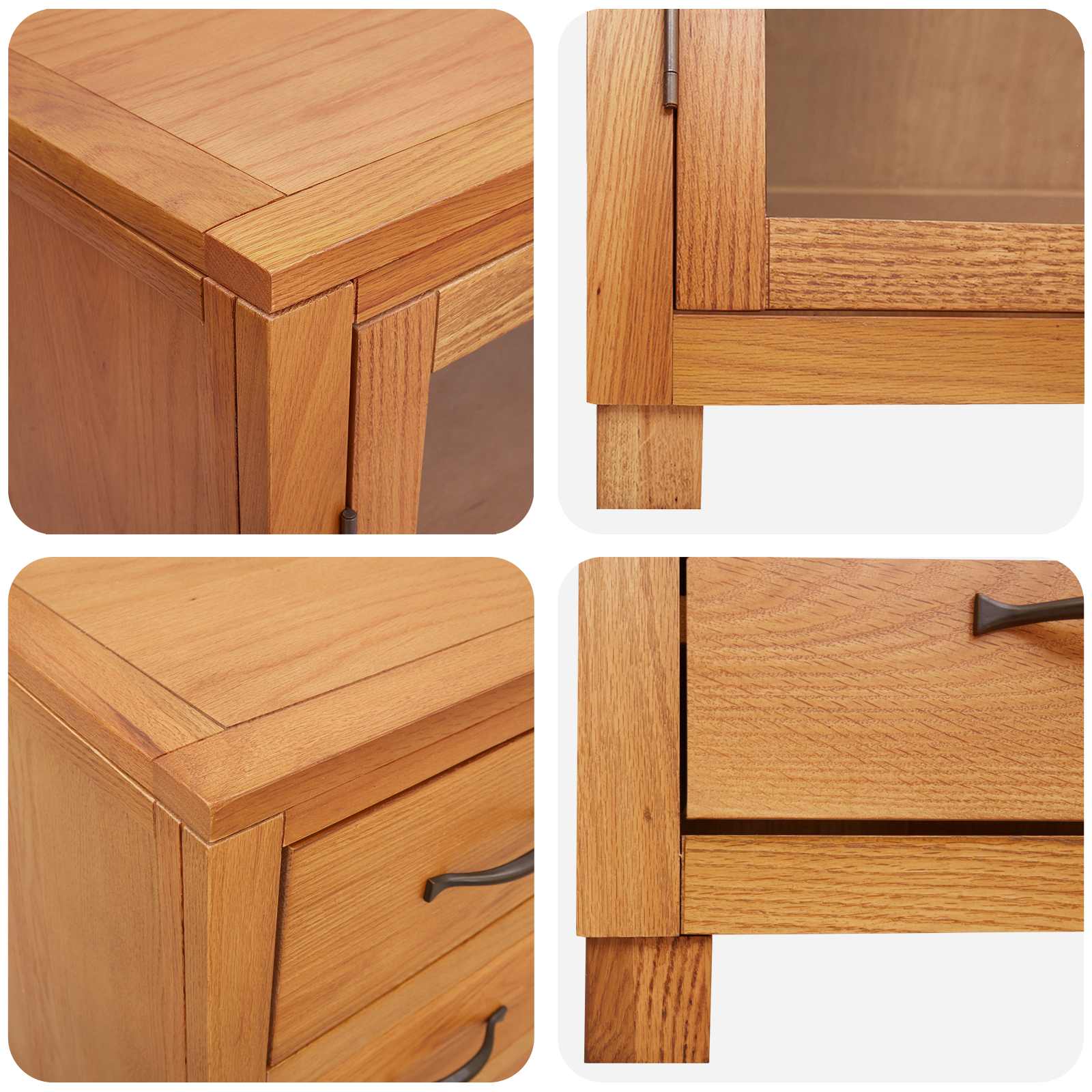 Set namještaja za pohranu 2 kom. Prirodna 80 x 35 x 185 cm