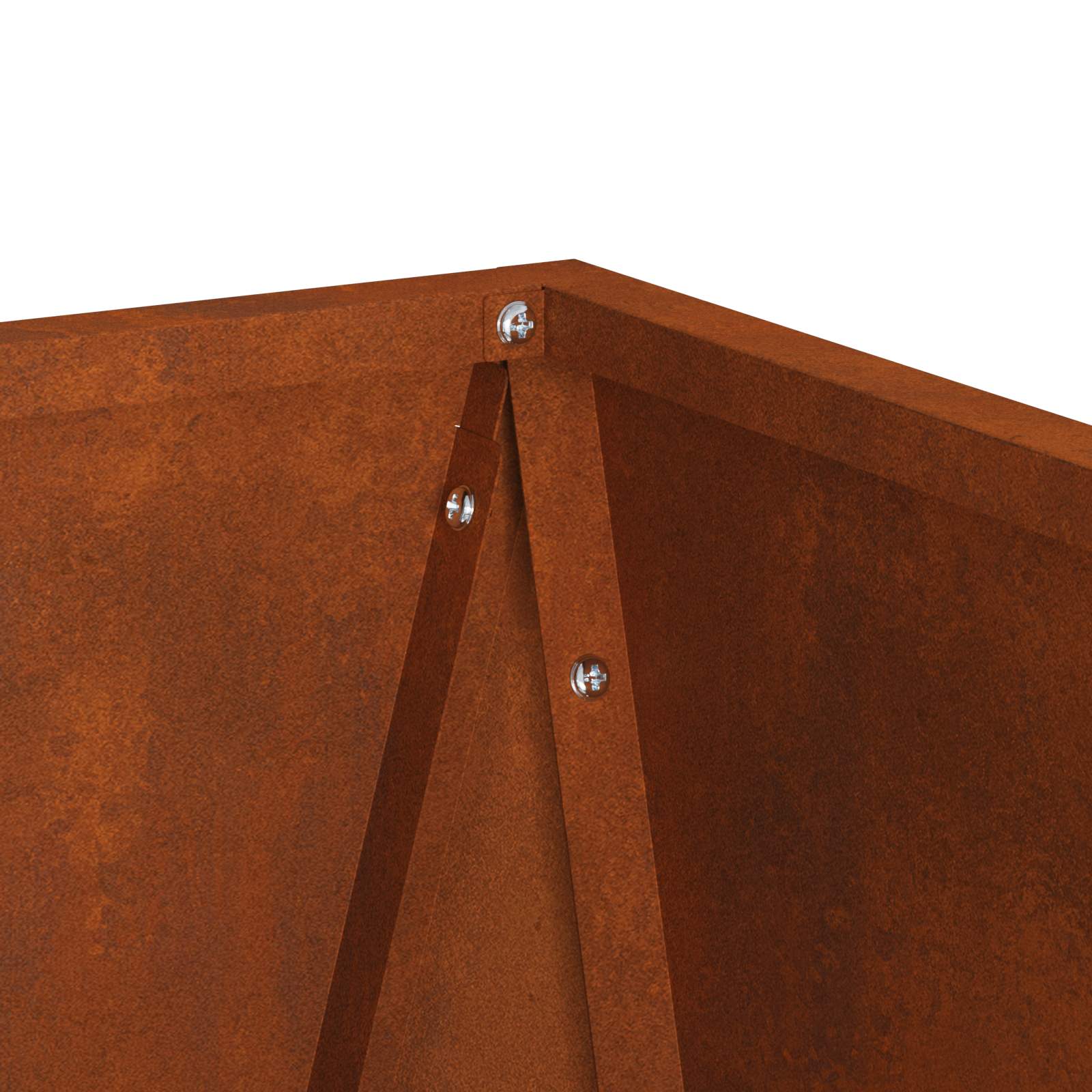 Sadilica 2 pcs Rđa 30 x 30 x 75 cm
