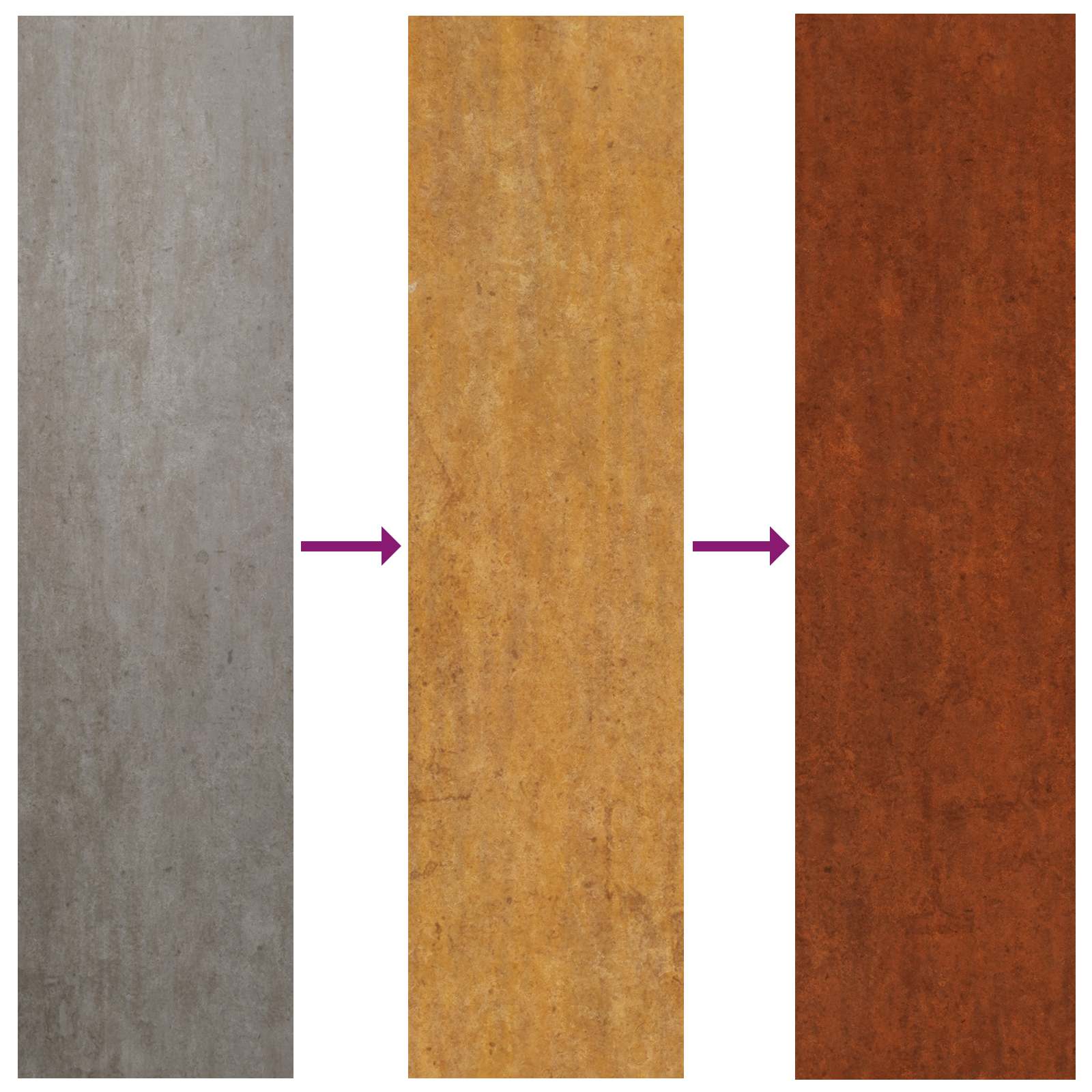 Sadilica 2 pcs Rđa 30 x 30 x 75 cm
