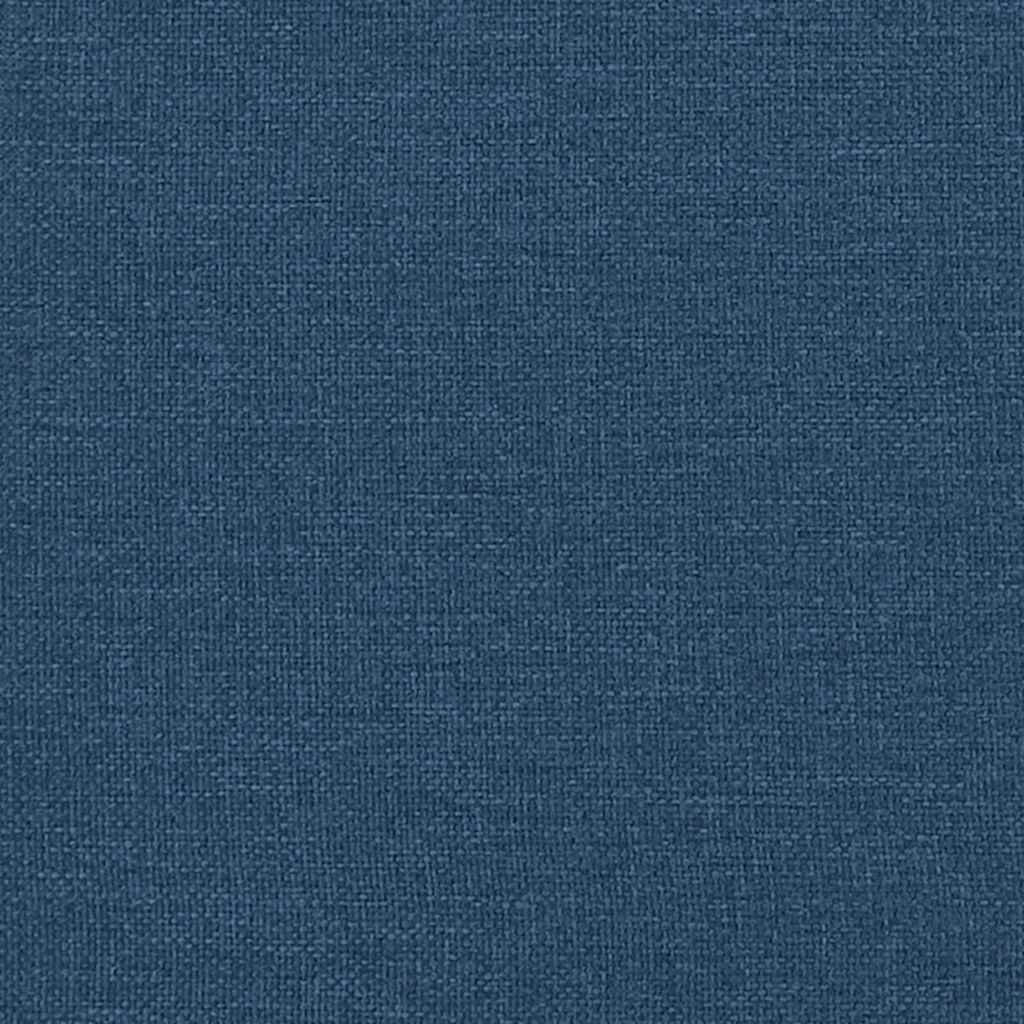 Krevet s opruga kutije s jastukom Plava 200 x 100 cm tkanina