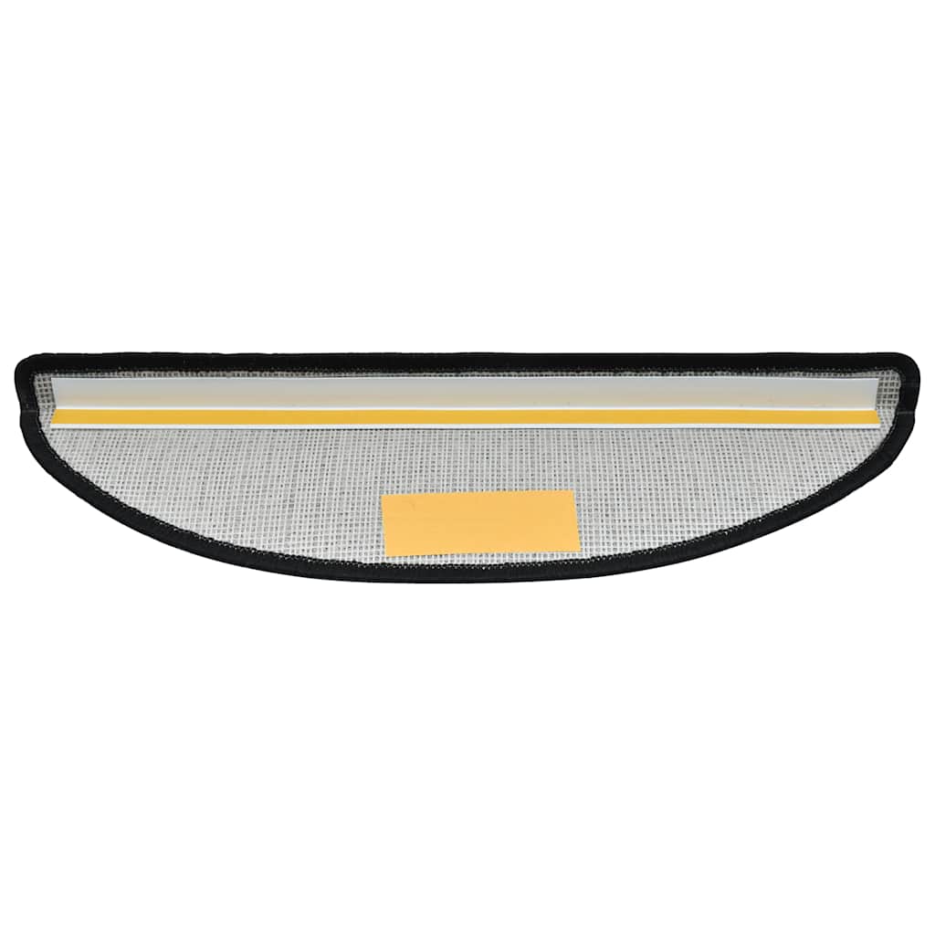 Prostirke za stepenice 20 kom 65x24x4 cm tamno sive poluokrugle velike