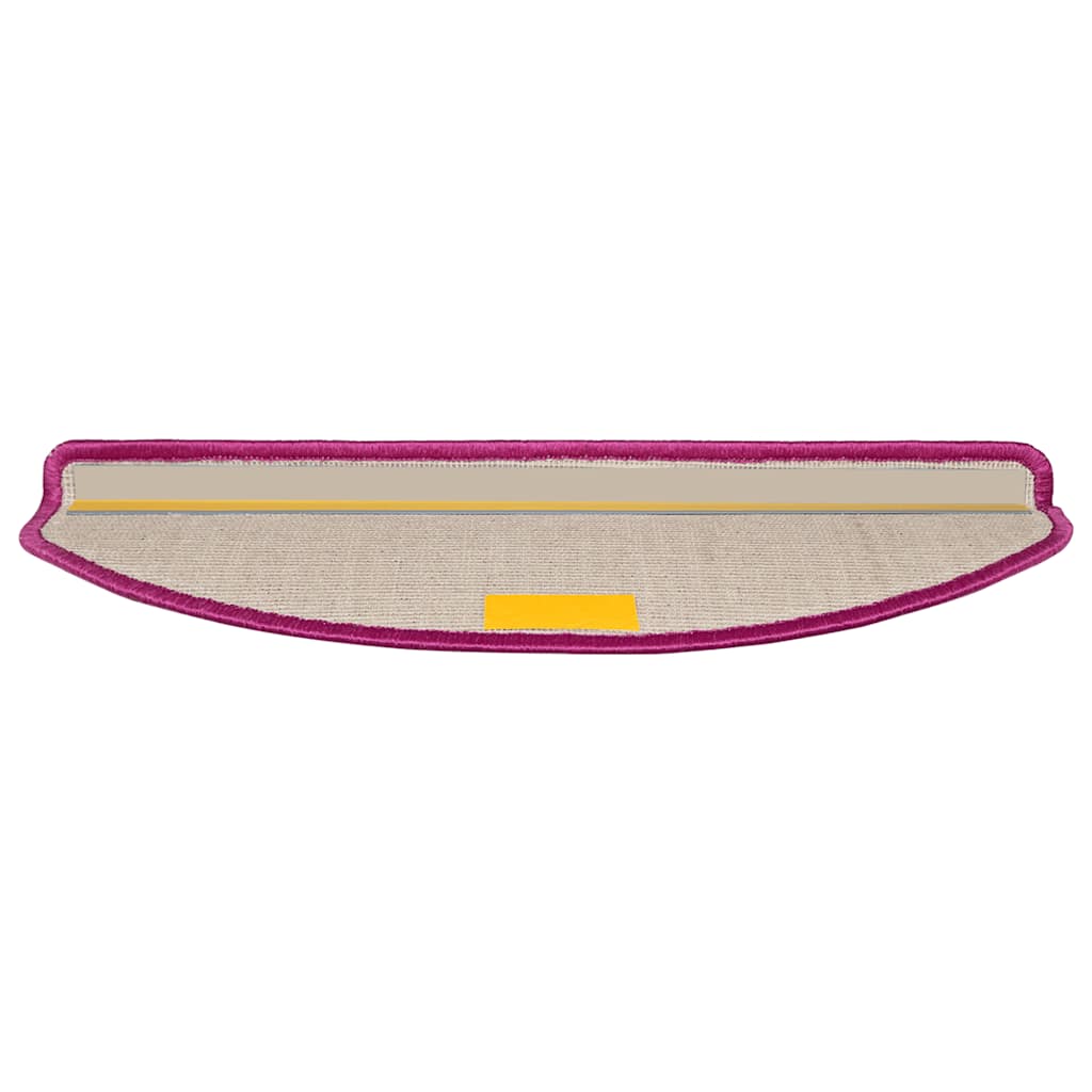Prostirke za stepenice 20 kom 65x21x4 cm ljubičaste poluokrugle velike