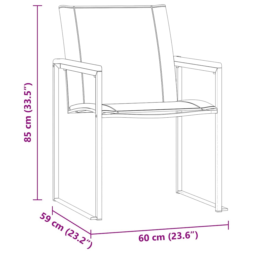 Vrtni set za objed 3 pcs