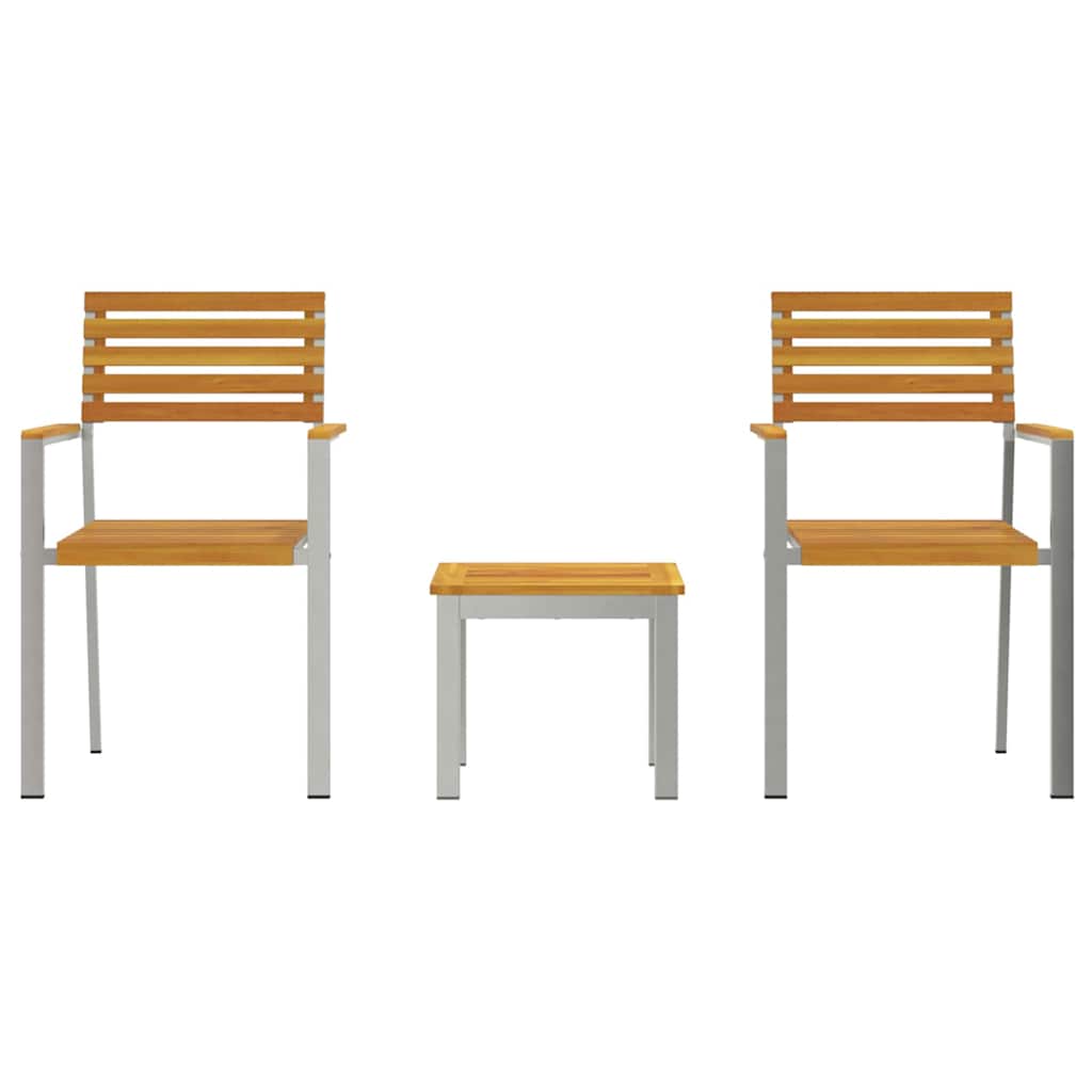 Vrtni set za objed 3 pcs Smeđa