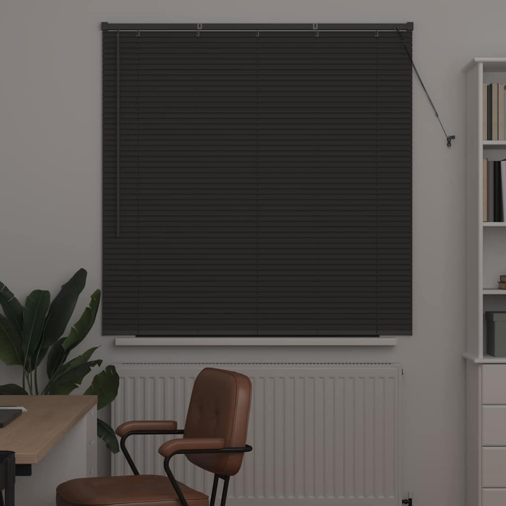 Venecijanski zastore Tamno siva 130 x 130 cm Aluminij