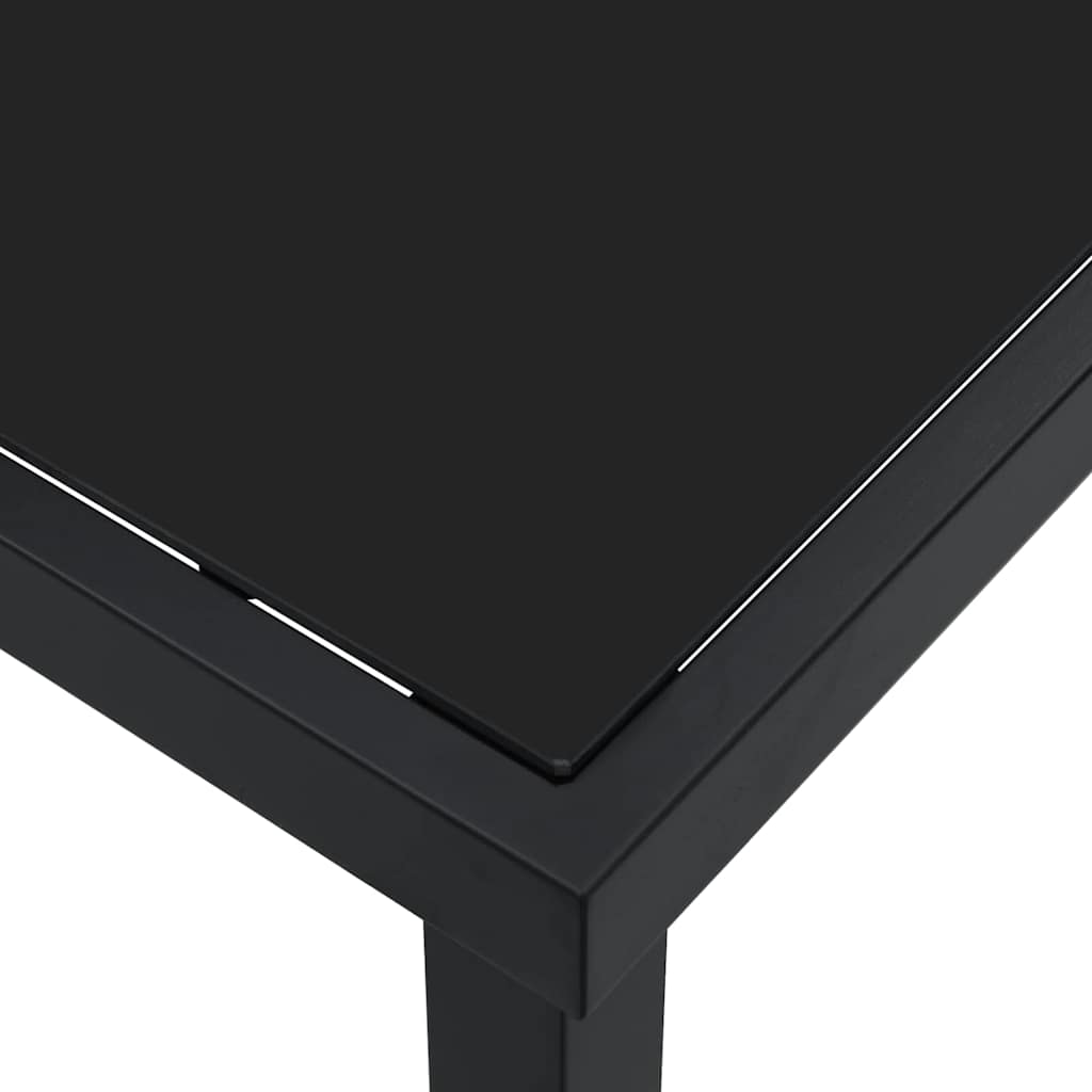 Stol za vrt Crna 80 x 80 x 73 cm Metal