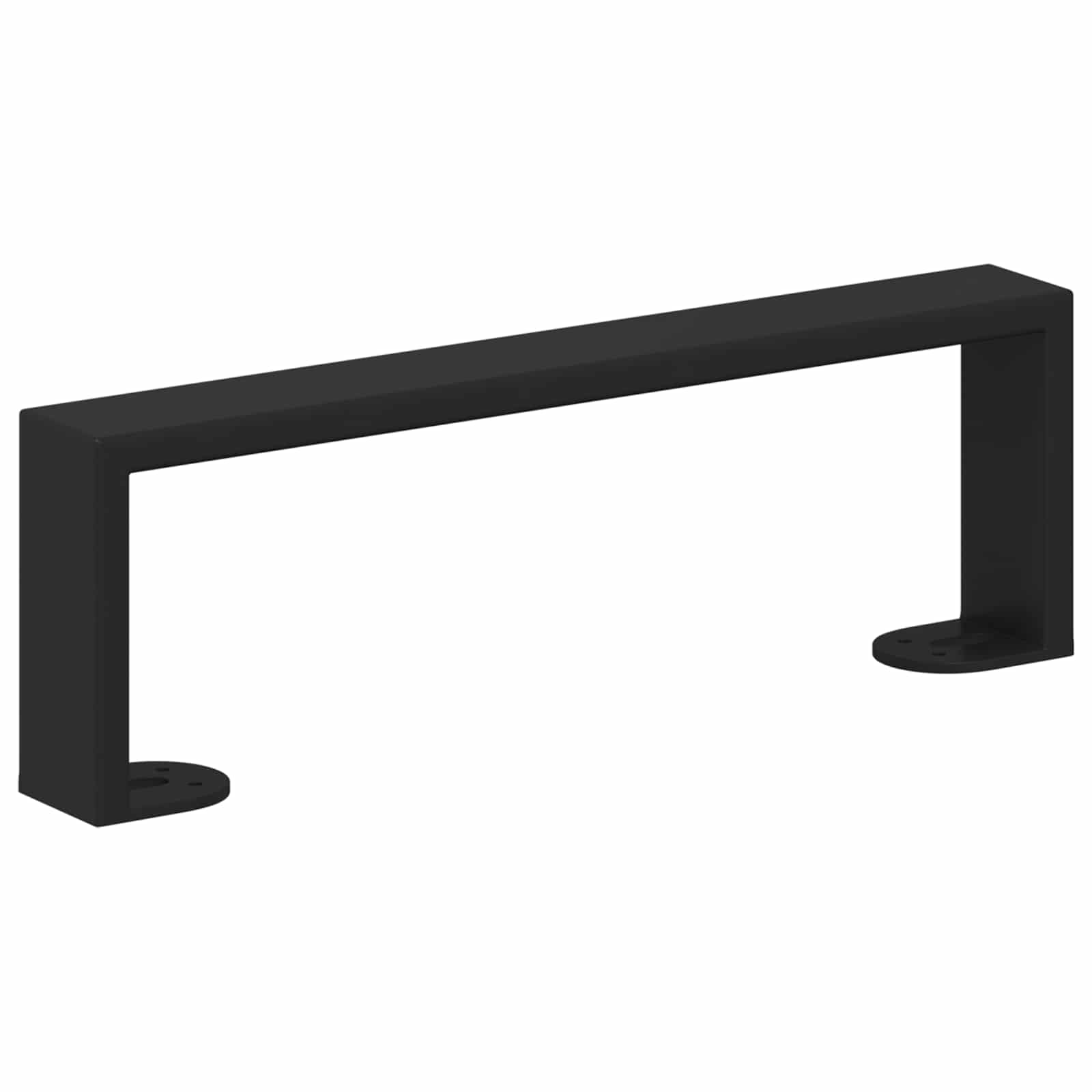 Noge namještaja 12 pcs Crna 311 x 40,5 x 100 mm Željezo