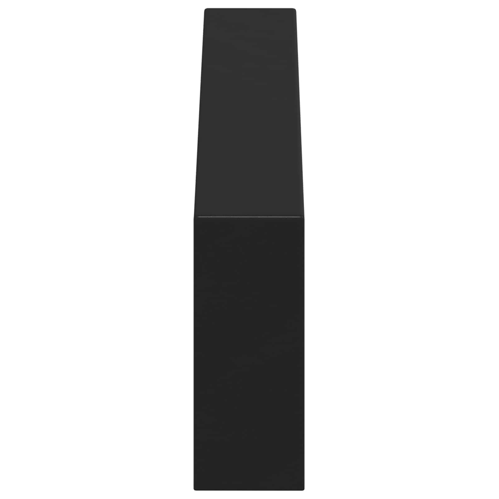 Noge namještaja 12 pcs Crna 311 x 40,5 x 100 mm Željezo