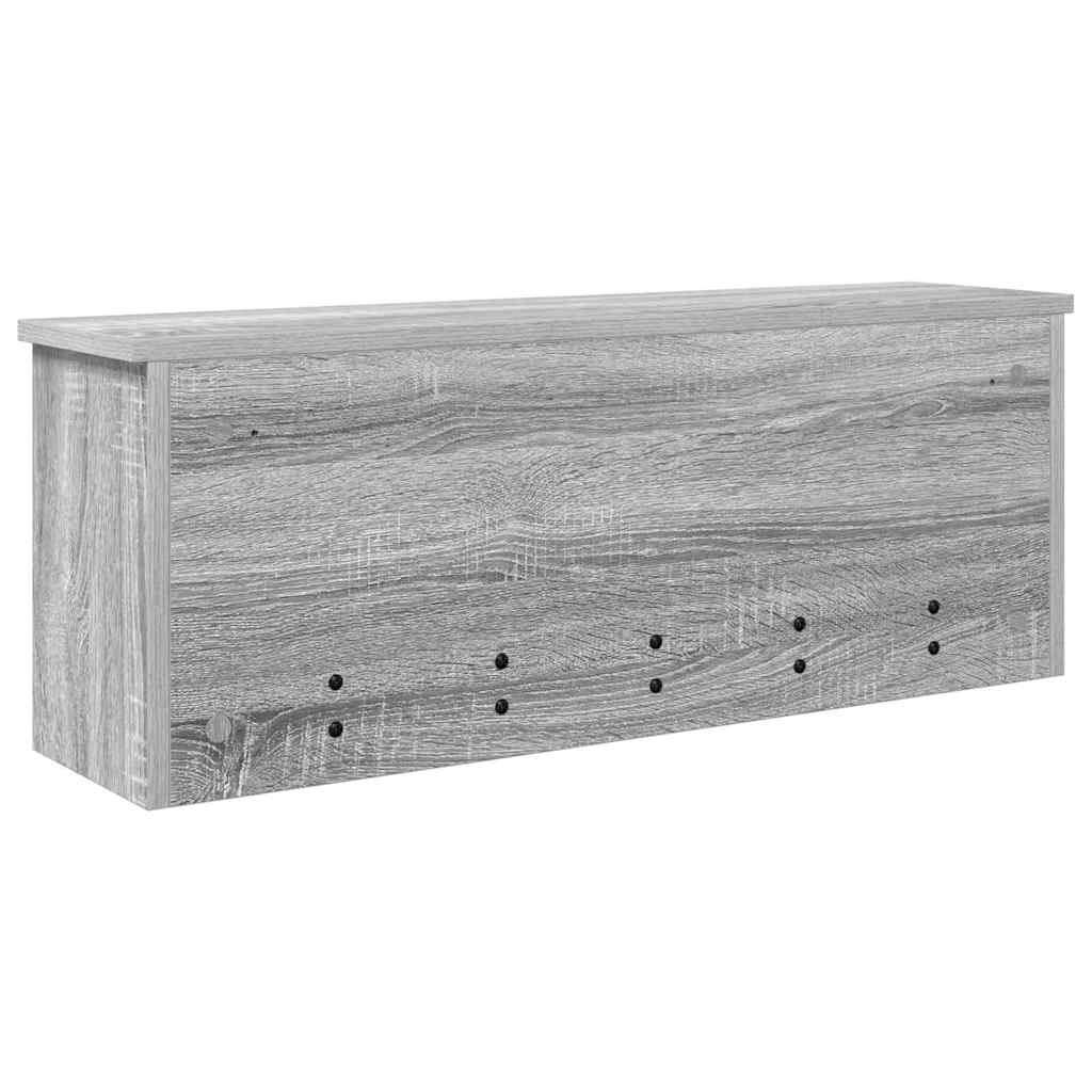 Vješalica za kapute na zidu Zidne Siva Sonoma 80 x 20 x 30 cm