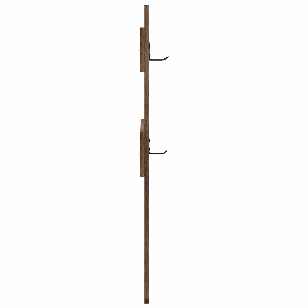 Vješalica za kapute na zidu Dimljeni hrast 65 x 3 x 100 cm