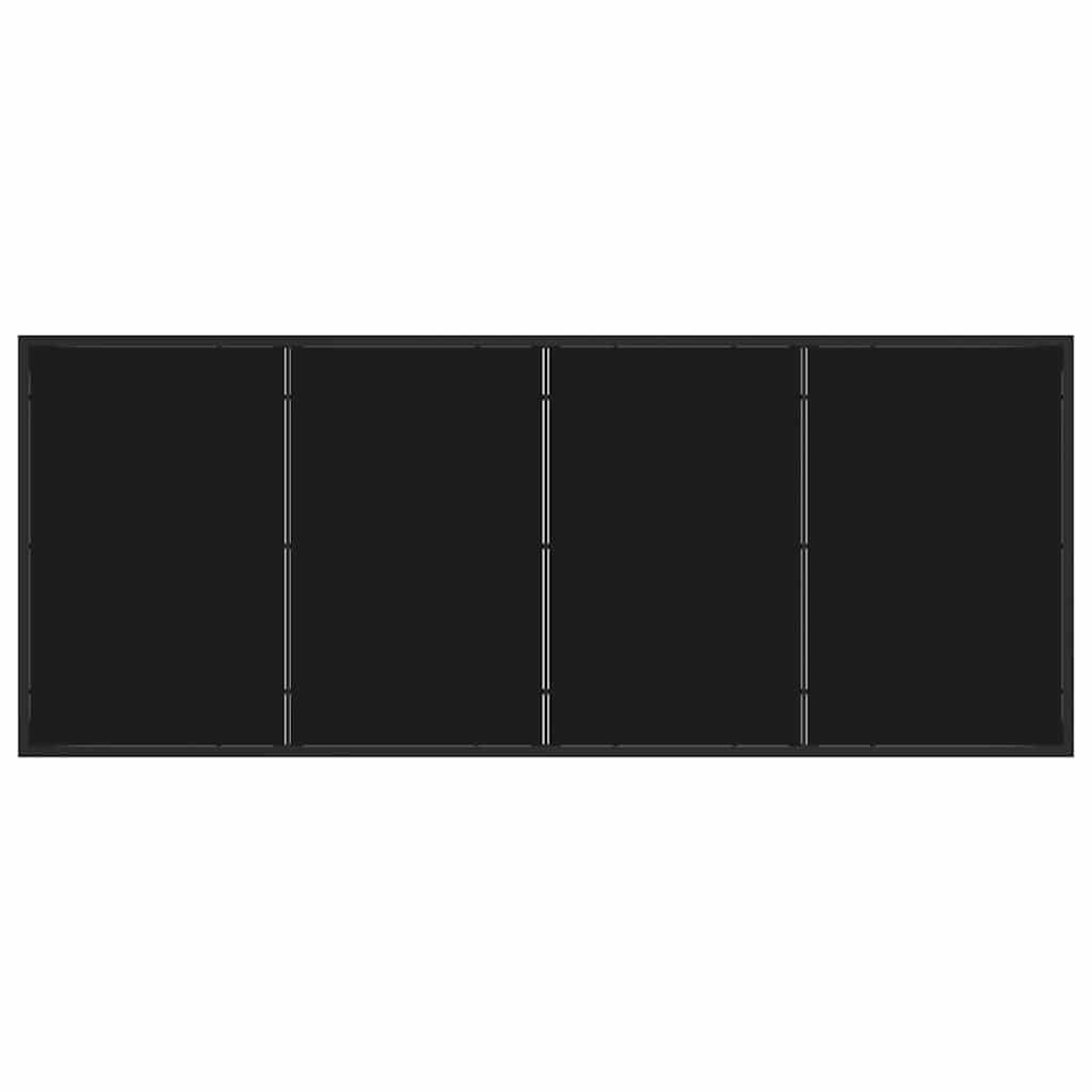 Vrtni set za objed 9 pcs Bijela 200 x 80 x 73 cm