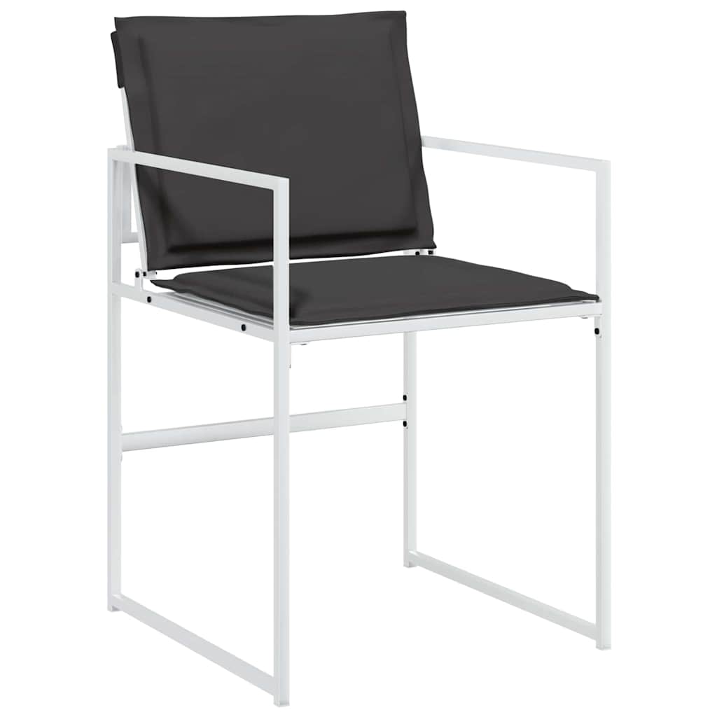 Vrtni set za objed 5 pcs Bijela 140 x 70 x 73 cm