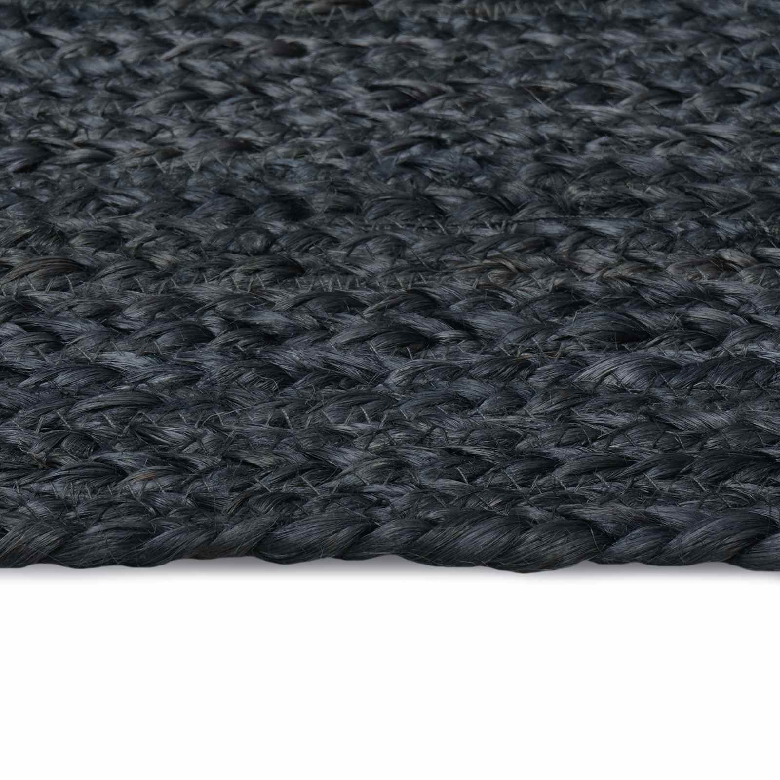 Tepisi za područja Pravokutni Tamnosiva 100 x 200 cm Juta
