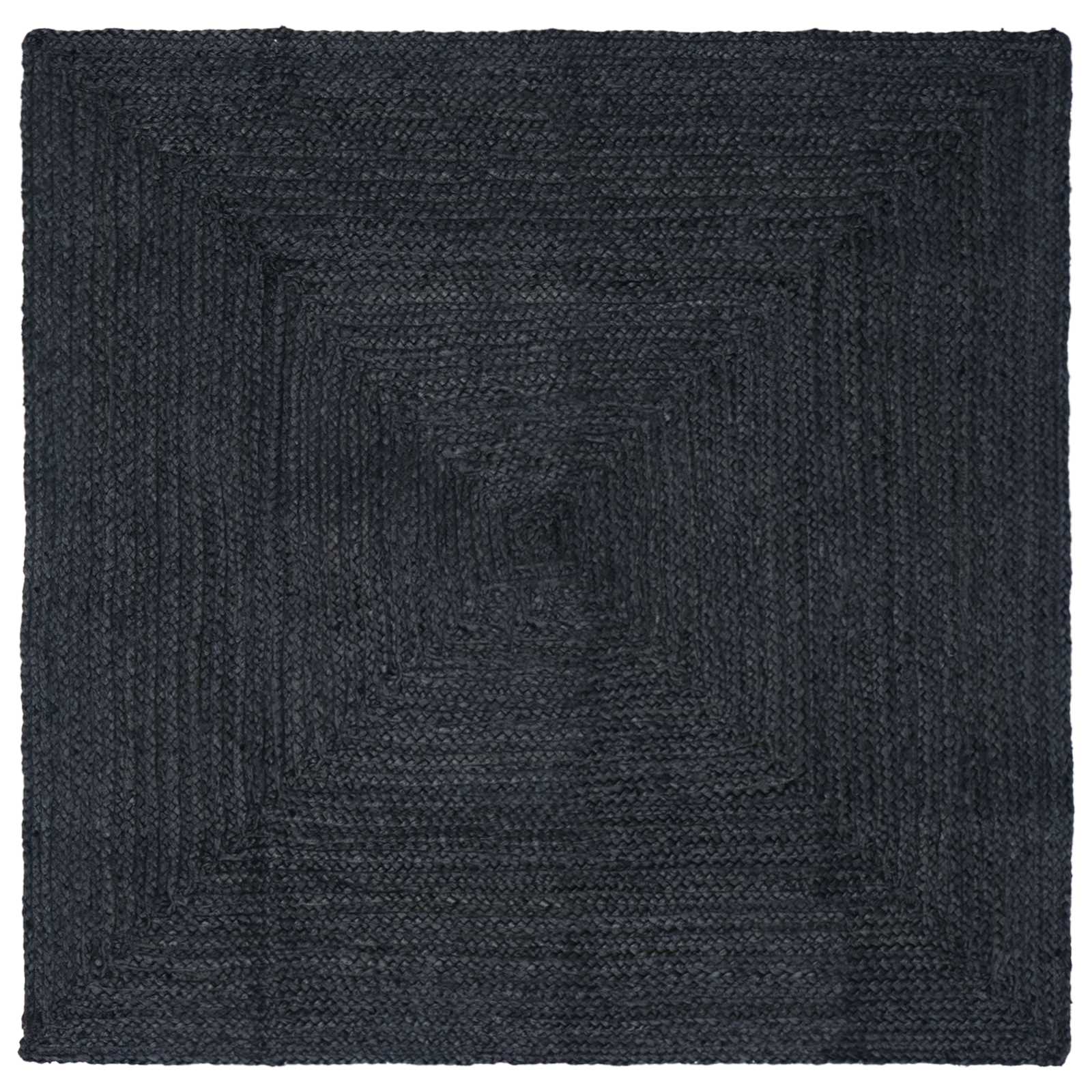 Tepisi za područja Četvrtasti Tamnosiva 240 x 240 cm Juta