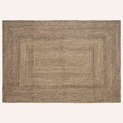 Tepisi za područja Prirodna i crna 160 x 230 cm Juta