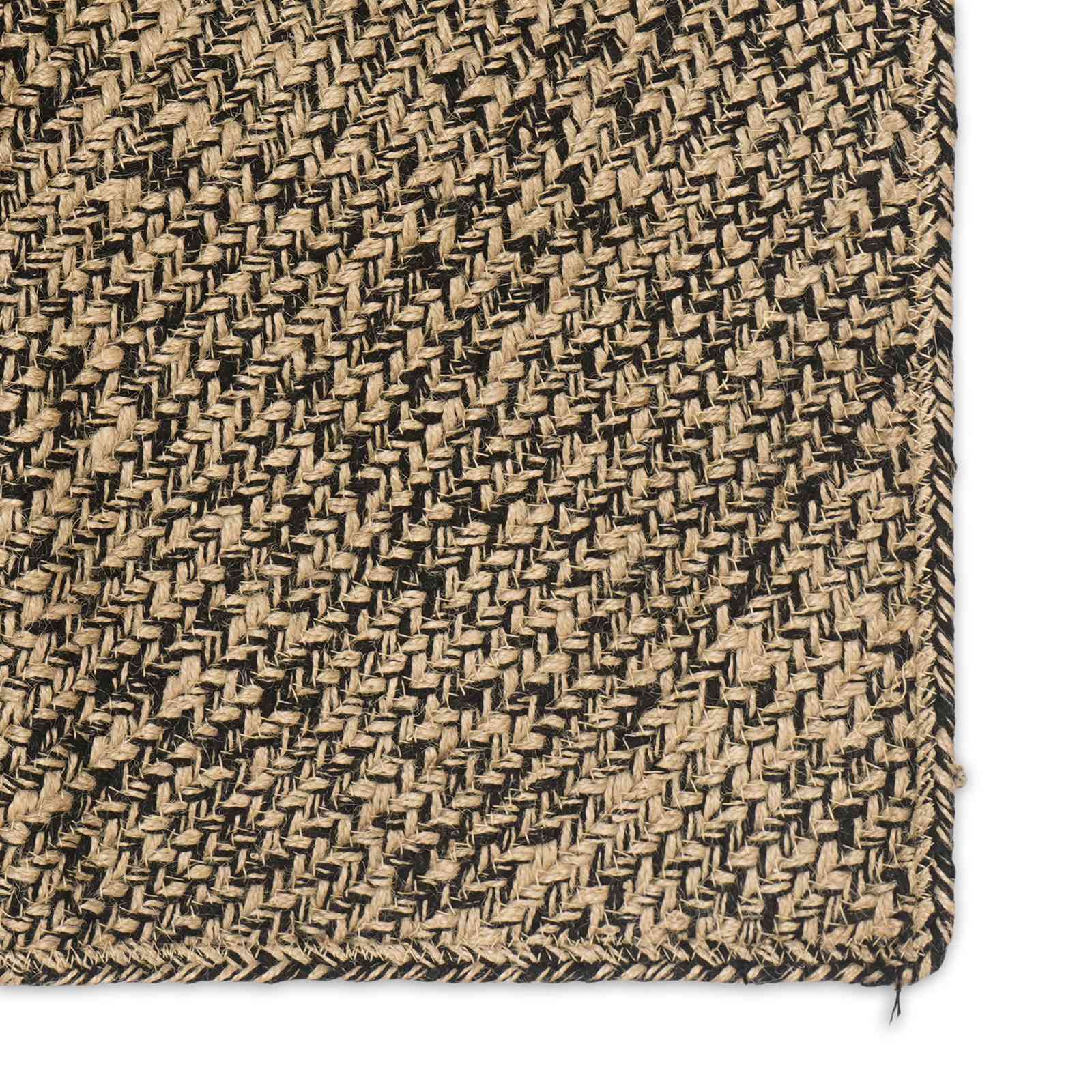 Tepisi za područja Prirodna i crna 60 x 110 cm Juta