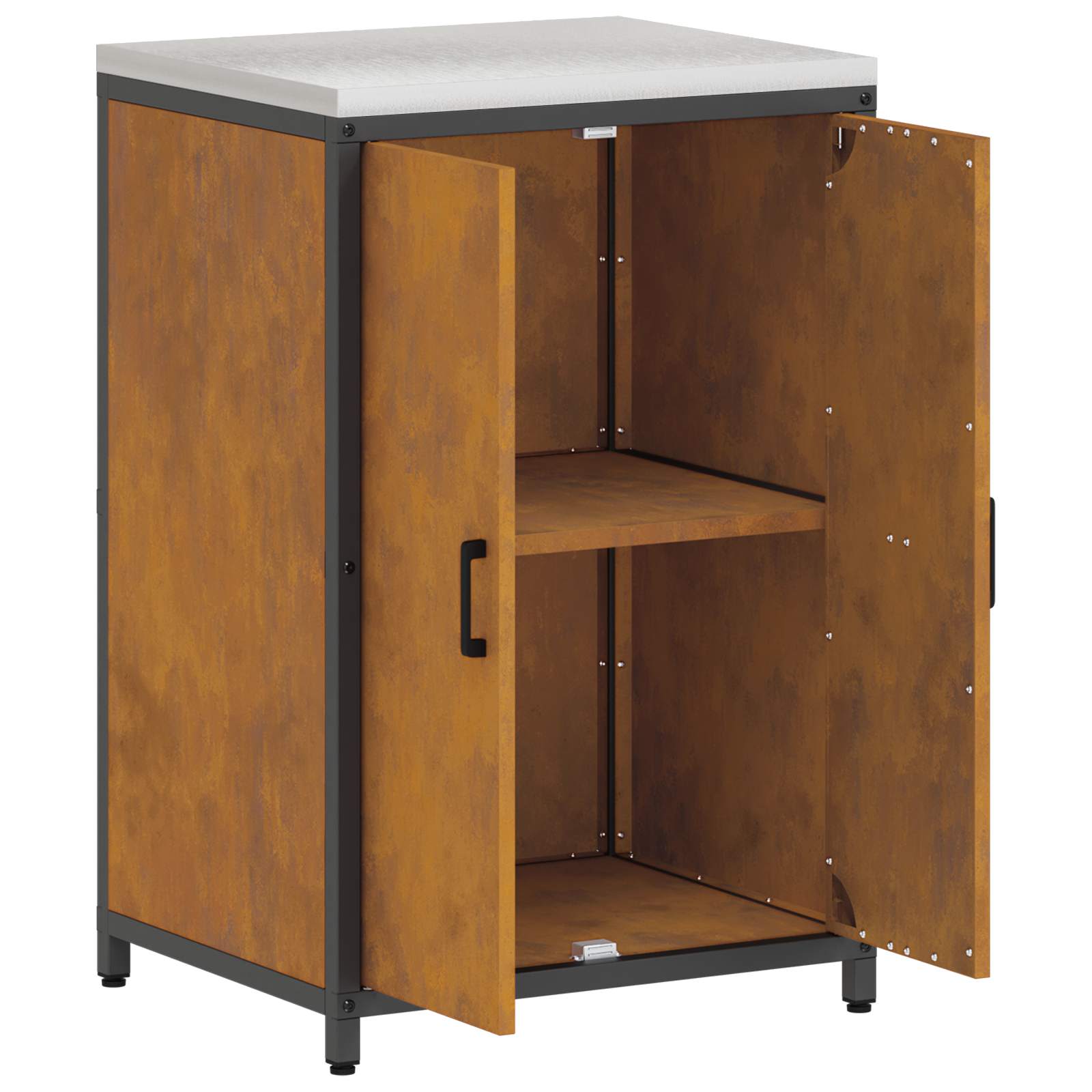 Kuhinjsko skladištenje HATTEM Rđa 60 x 50 x 92 cm Čelik