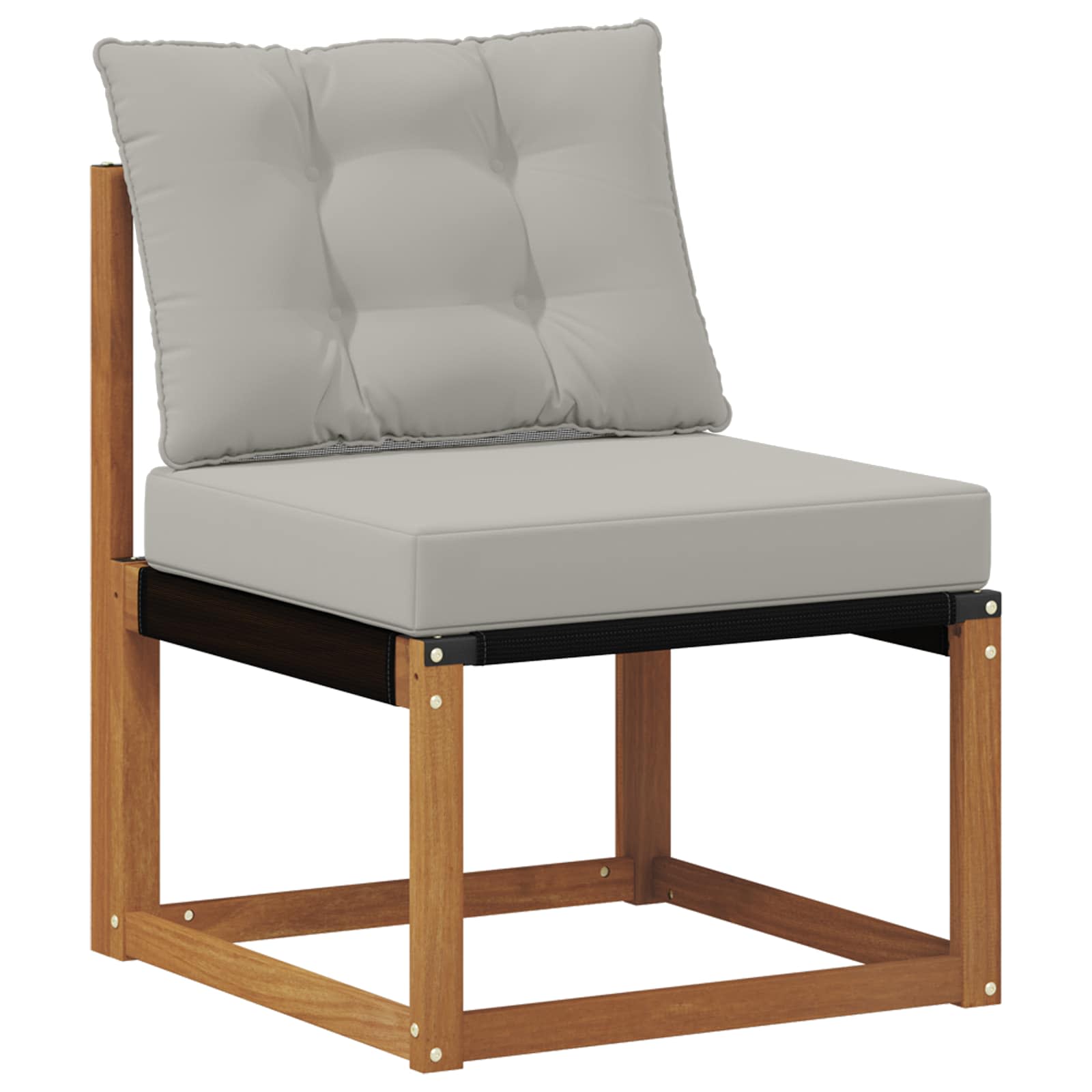 Set vanjskih sofa 7 pcs Prirodna i svjetlosiva