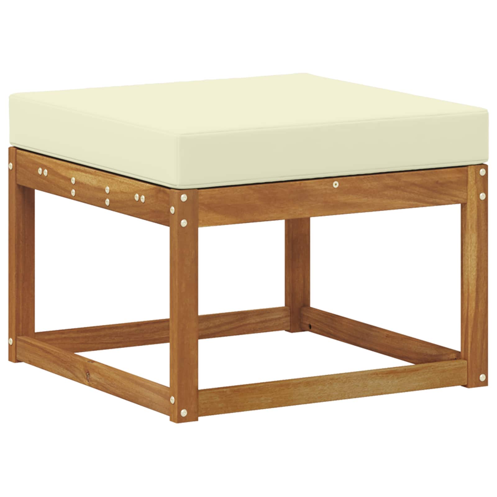 Set vanjskih sofa 6 pcs Prirodna i krem Poliester