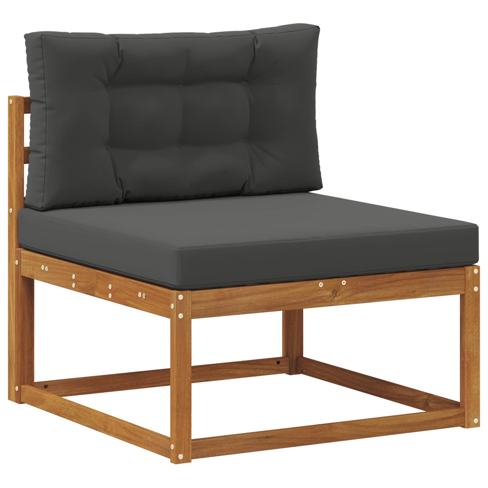Set vanjskih sofa 5 pcs Prirodna i antracit