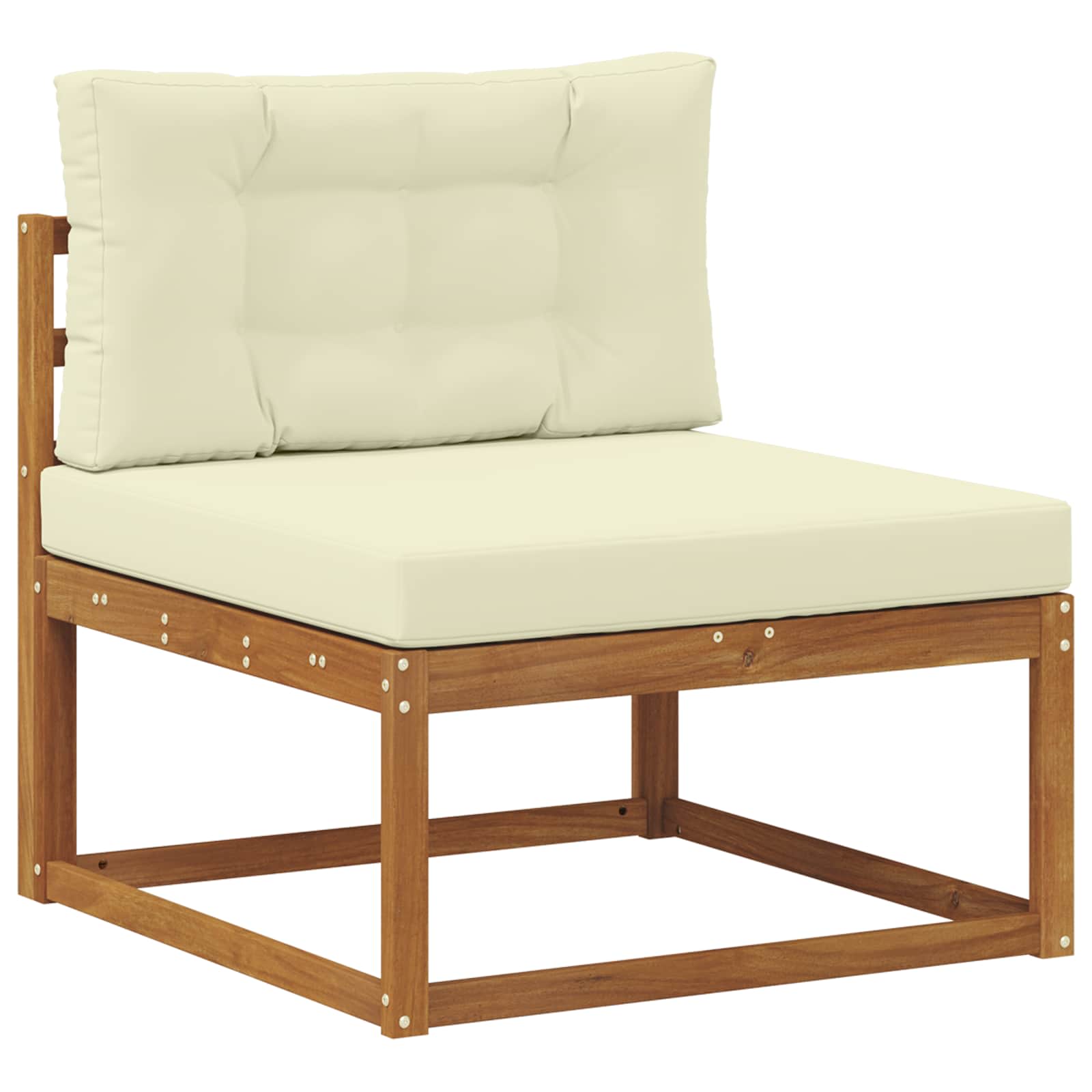 Set vanjskih sofa 5 pcs Prirodna i krem