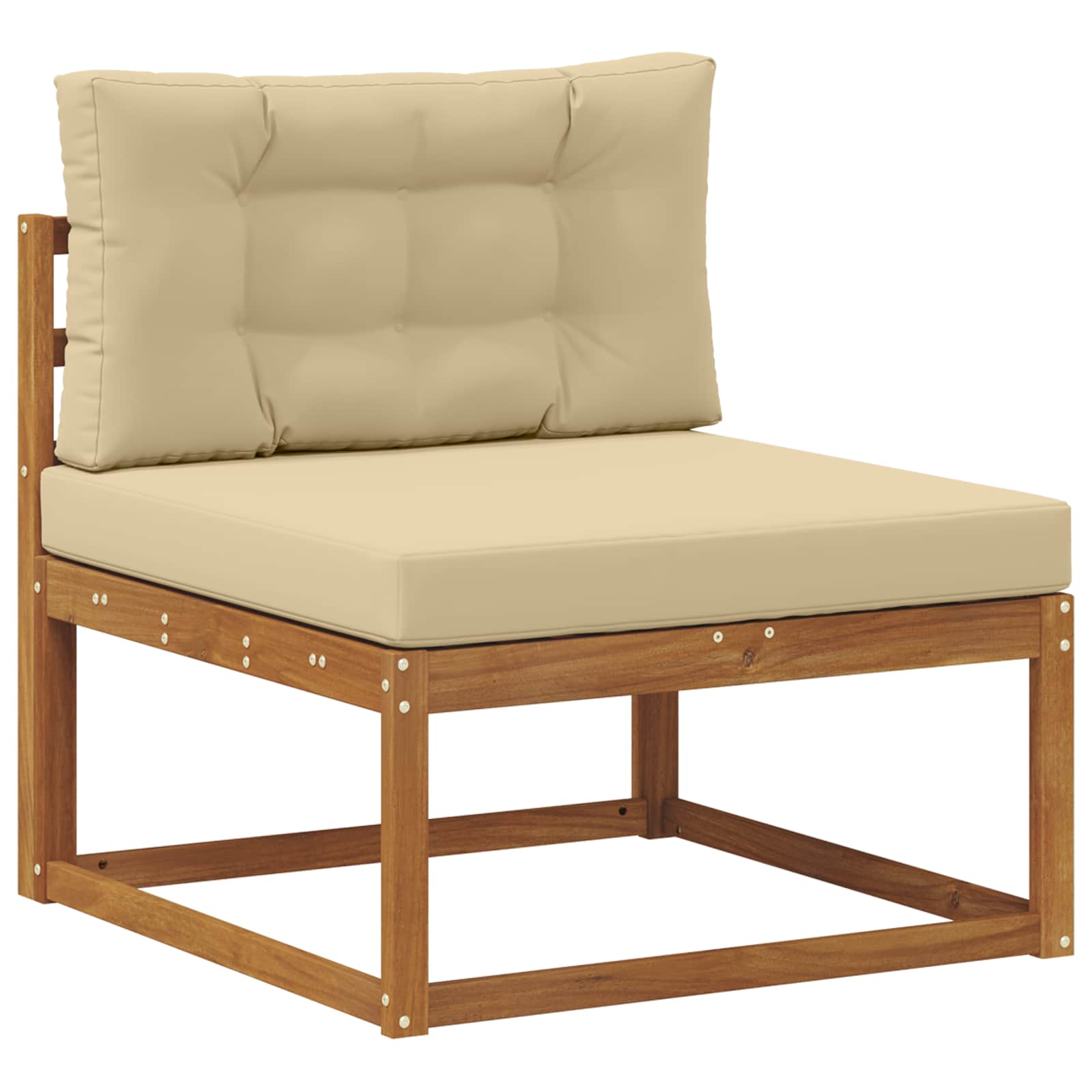 Set vanjskih sofa 9 pcs Prirodna i bež