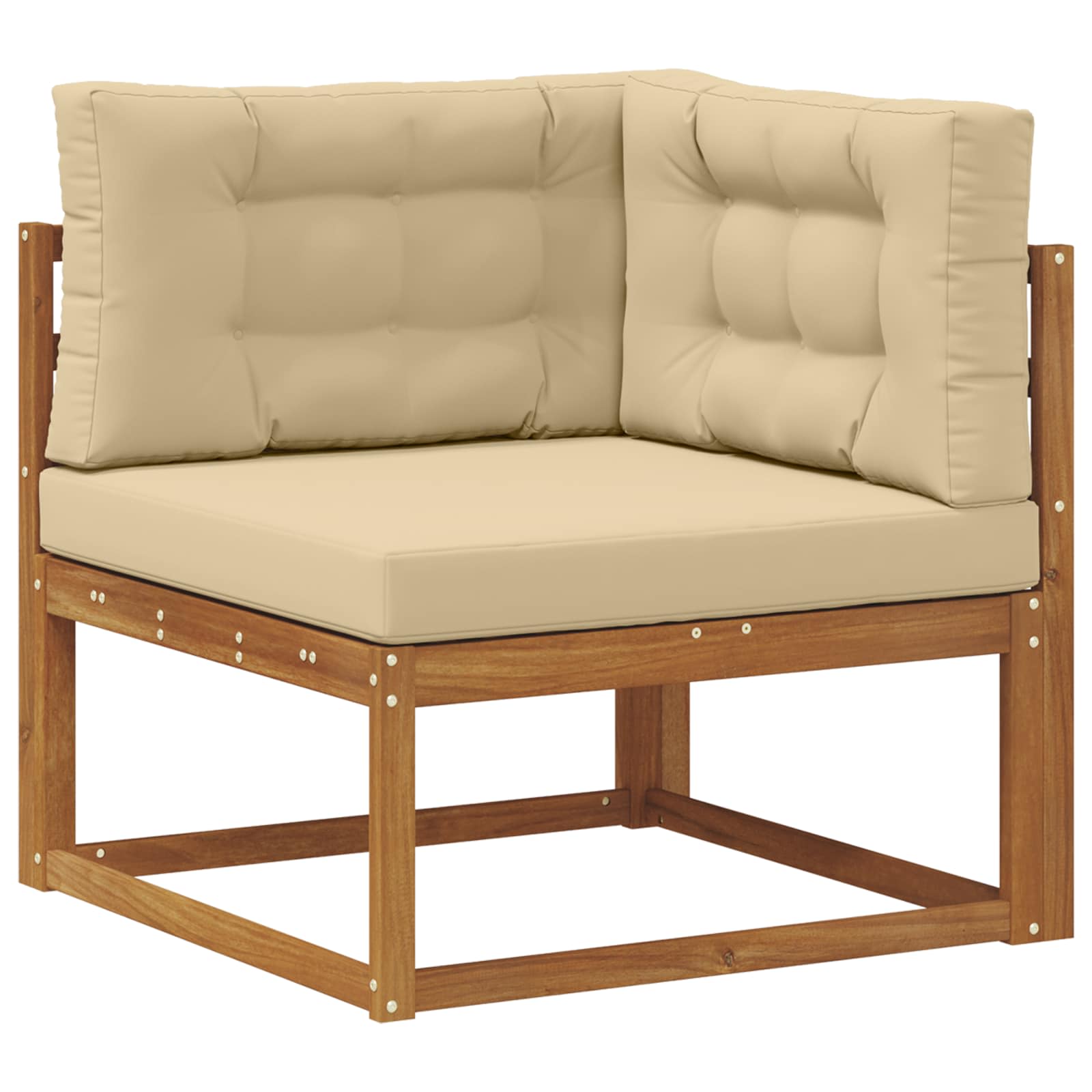 Set vanjskih sofa 9 pcs Prirodna i bež
