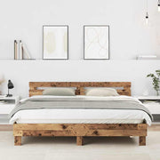 Krevetna konstrukcija Staro drvo 203 x 185 x 70 cm