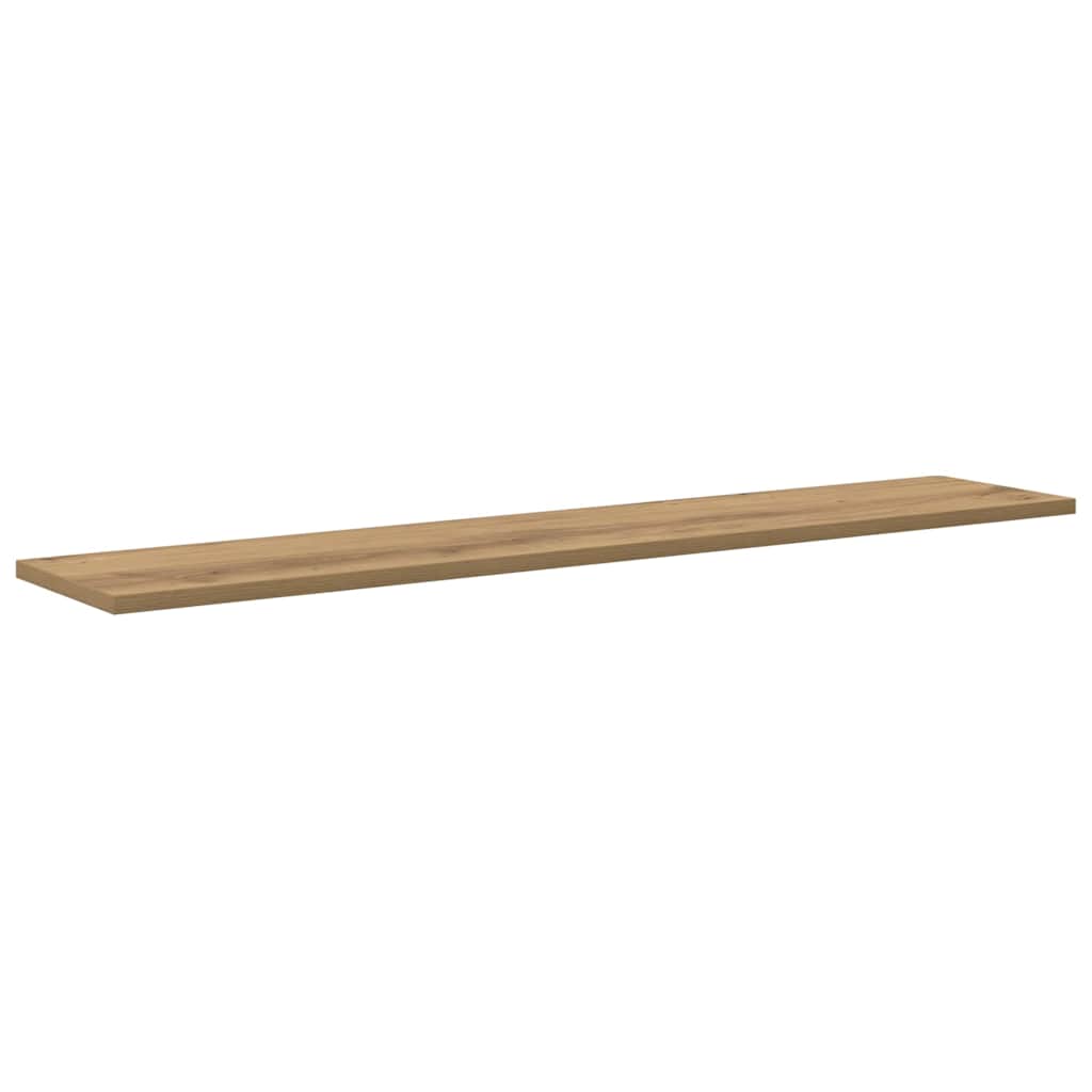 Police za knjige 4 pcs Smeđa 100 x 20 x 1,5 cm