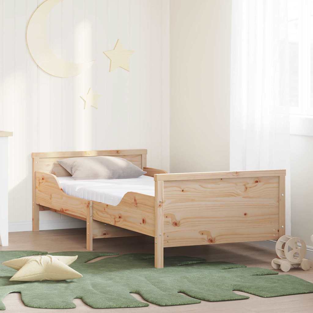 Okvir kreveta s produžetnim madracem Smeđa 80 x 200 cm
