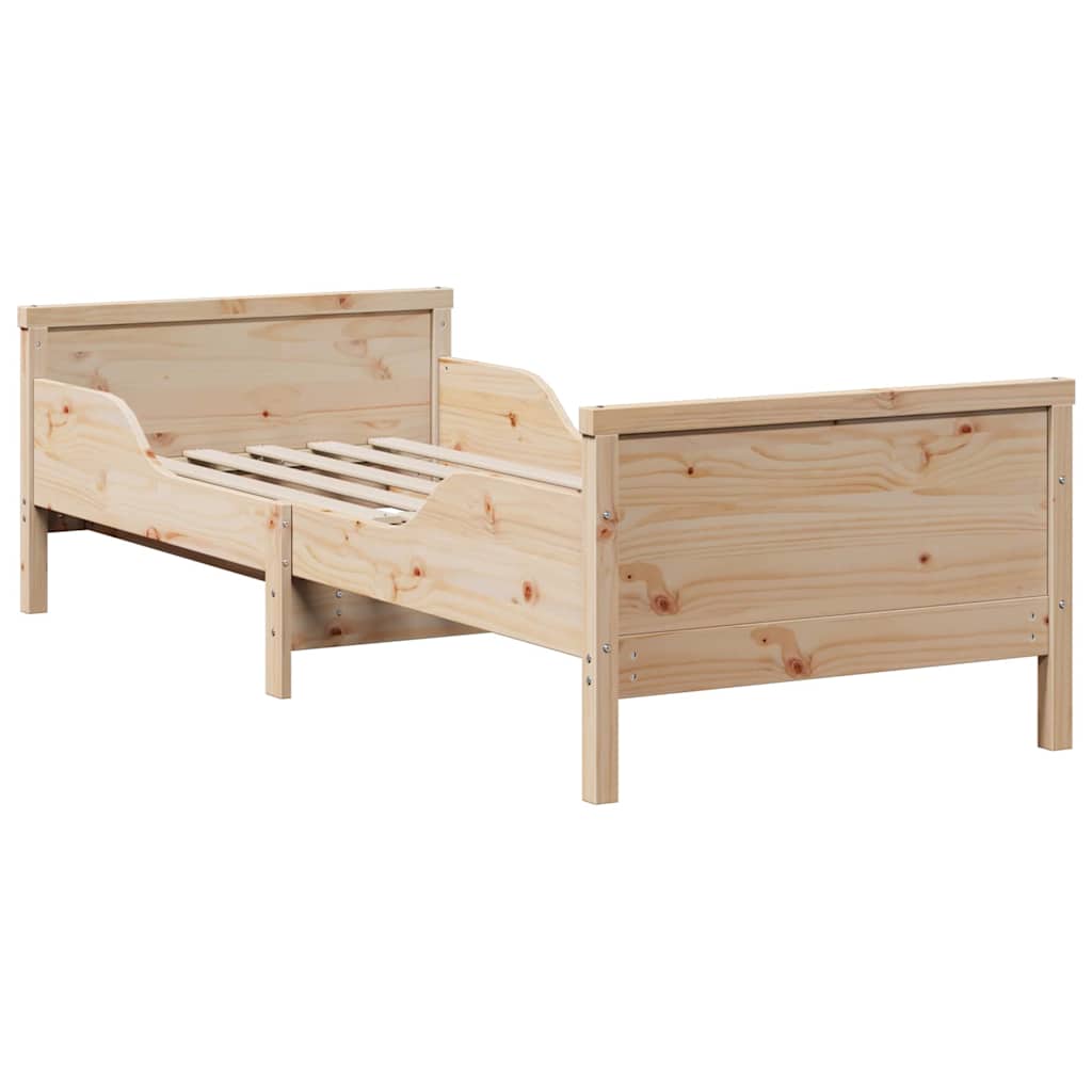 Okvir kreveta s produžetnim madracem Smeđa 80 x 200 cm