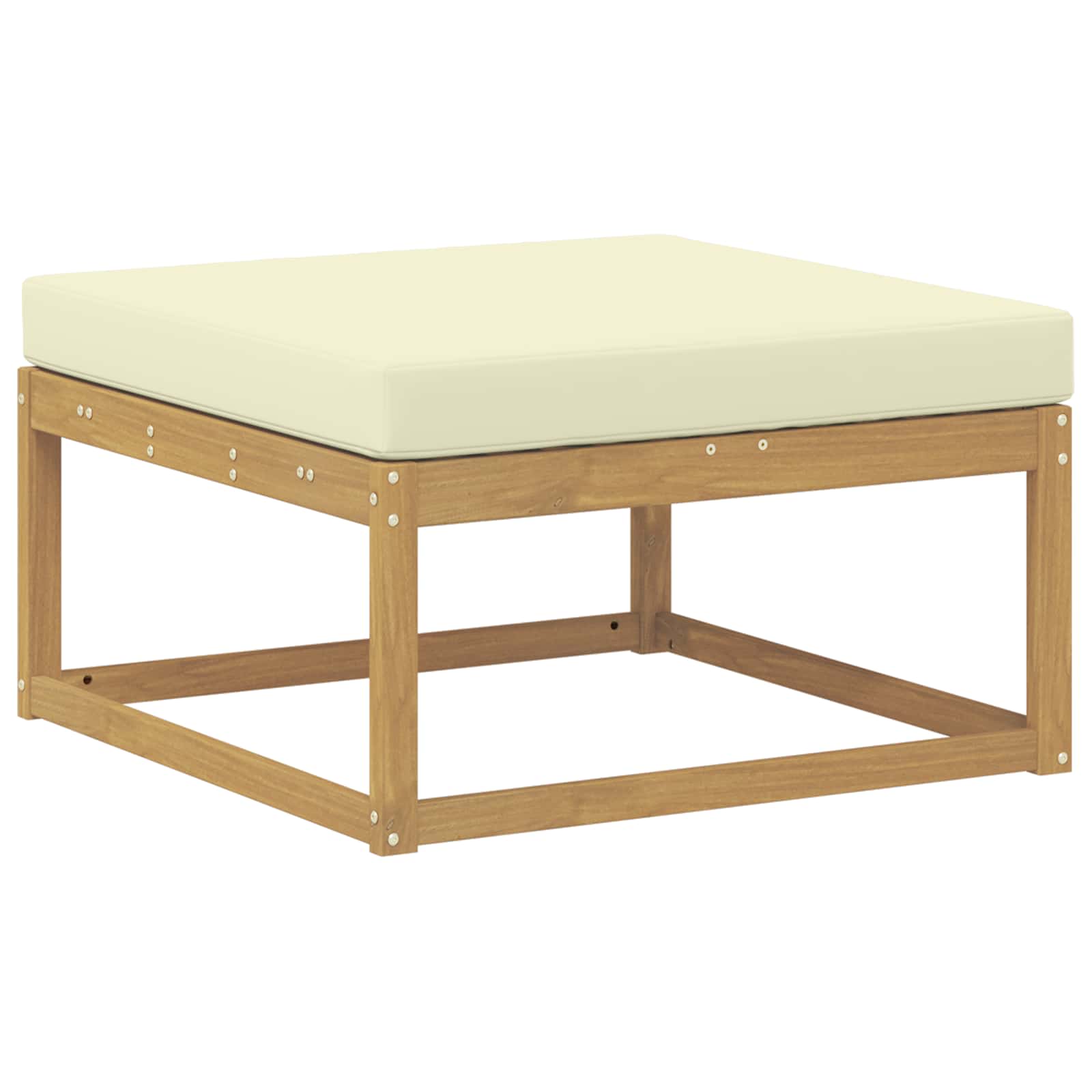 Set vanjskih sofa 7 pcs Bijela i krem