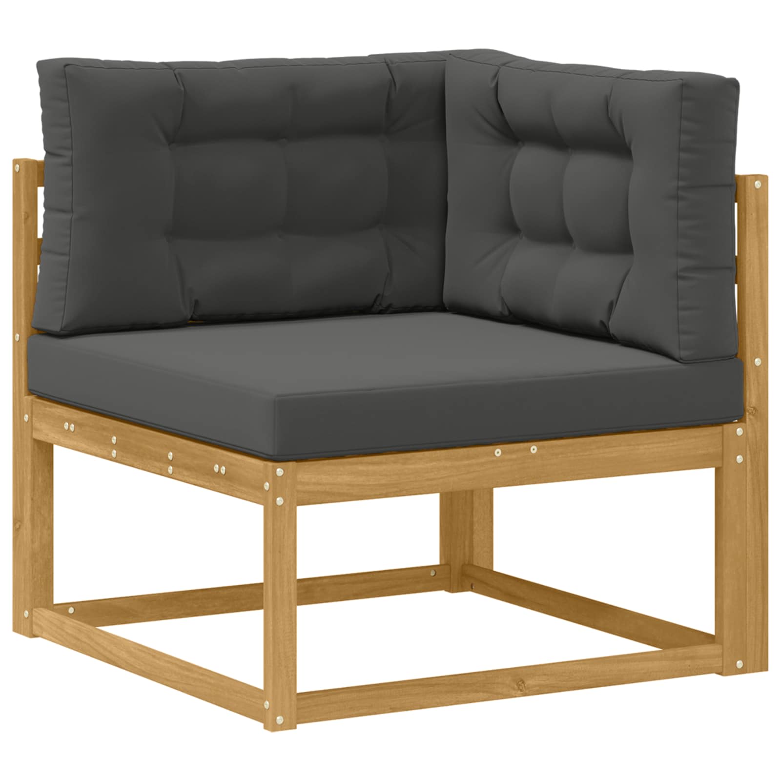 Set vanjskih sofa 7 pcs Bijela i antracit