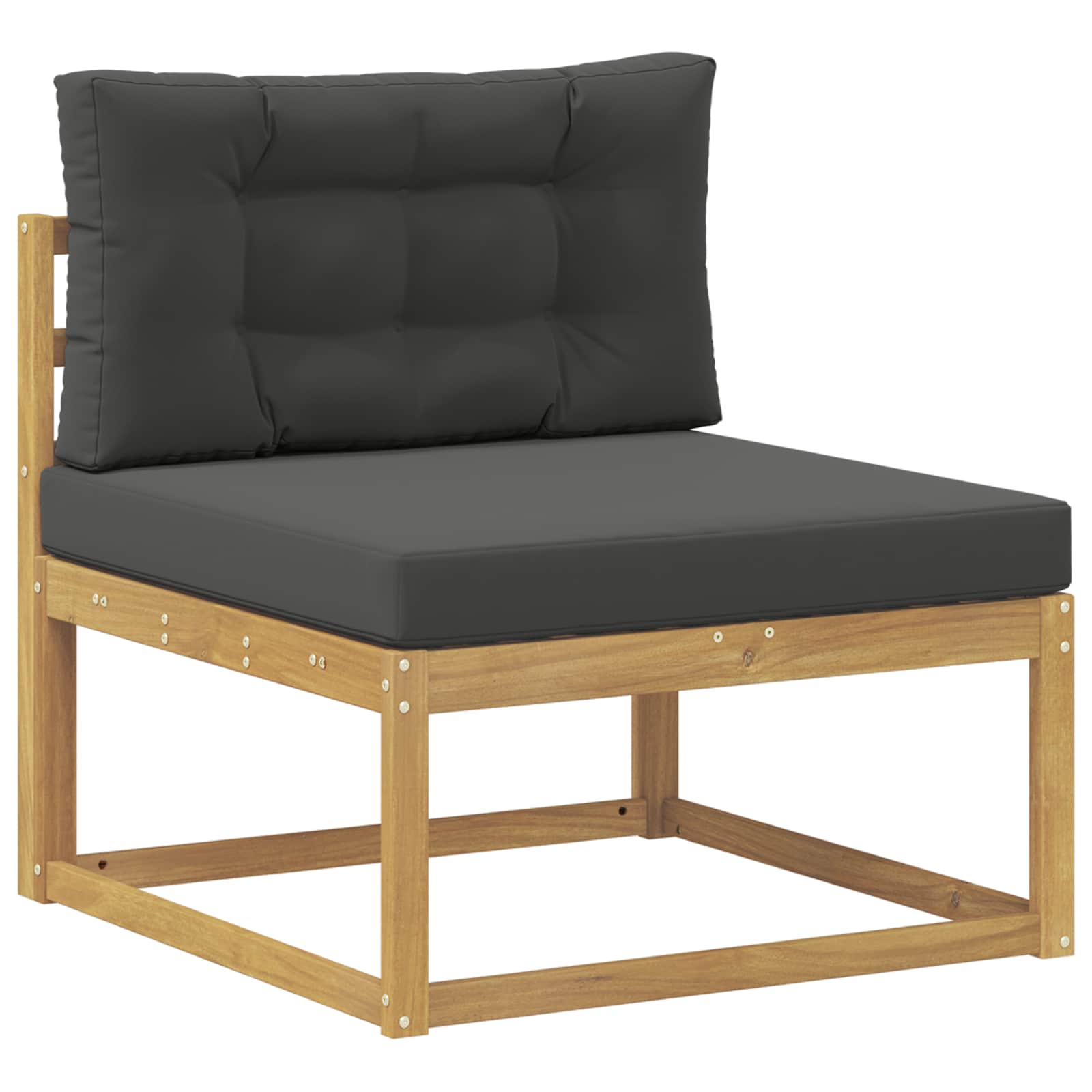 Set vanjskih sofa 7 pcs Bijela i antracit