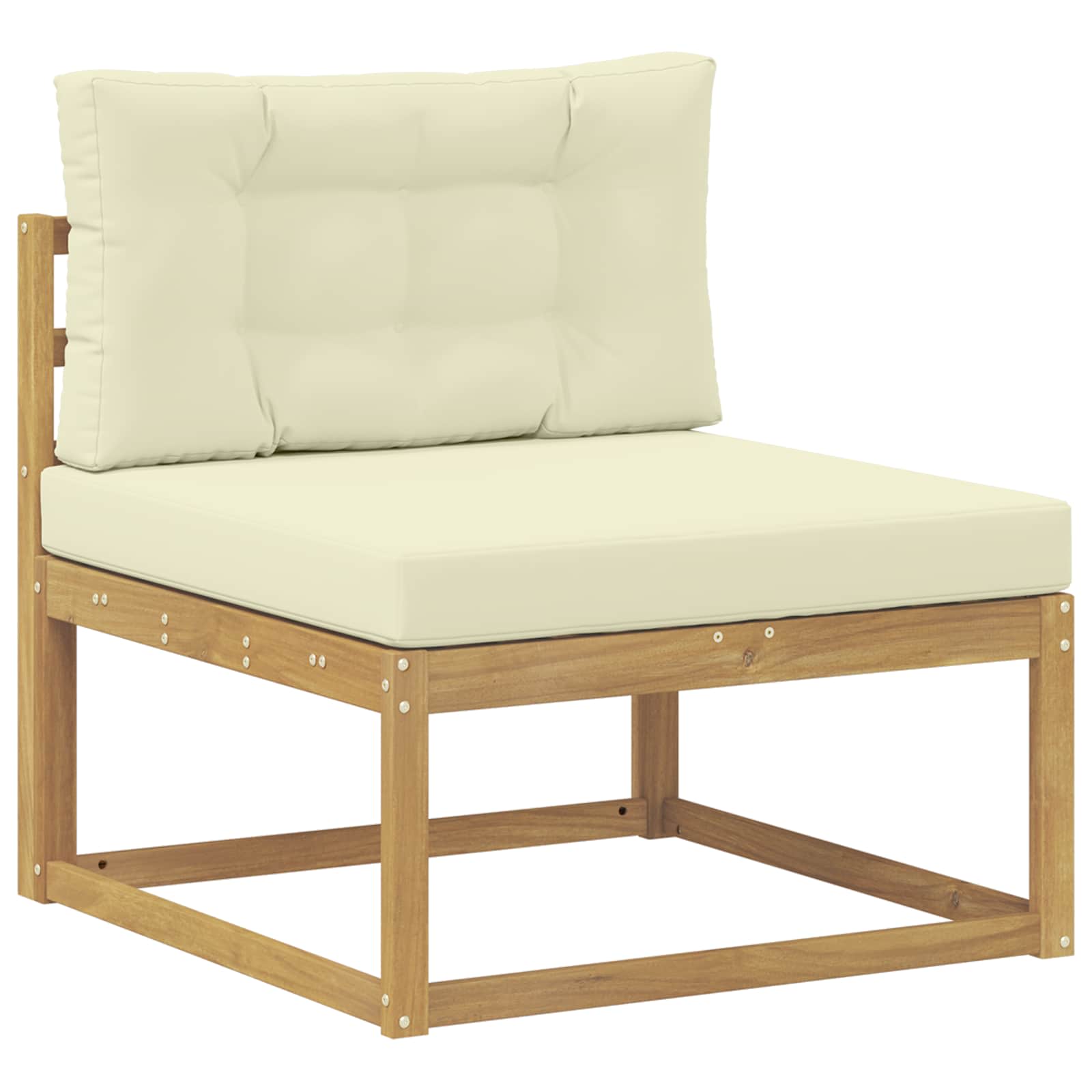 Set vanjskih sofa 8 pcs Bijela i krem