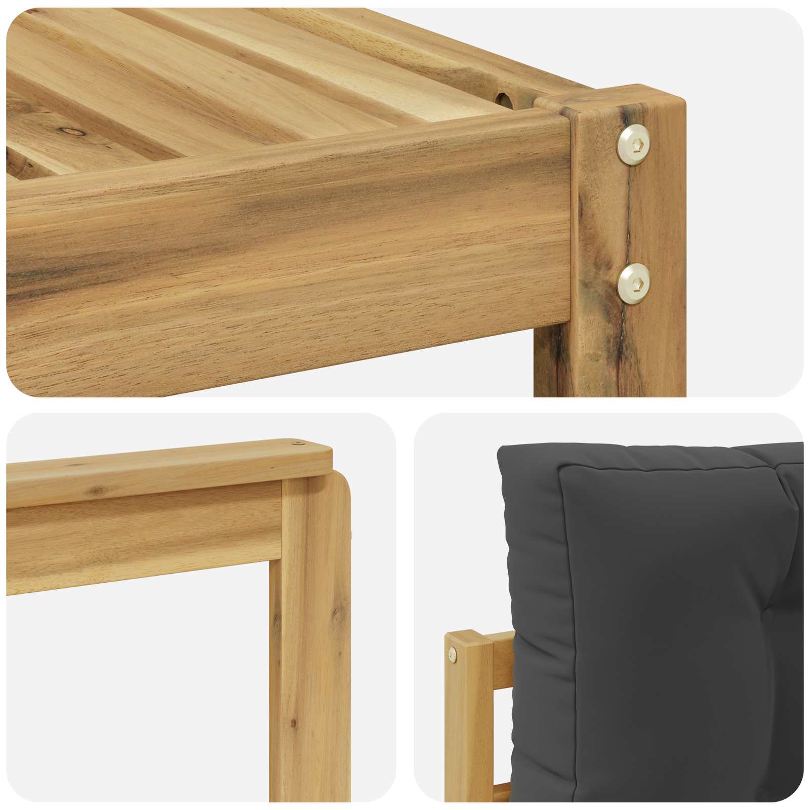 Set vanjskih sofa 8 pcs Bijela i antracit