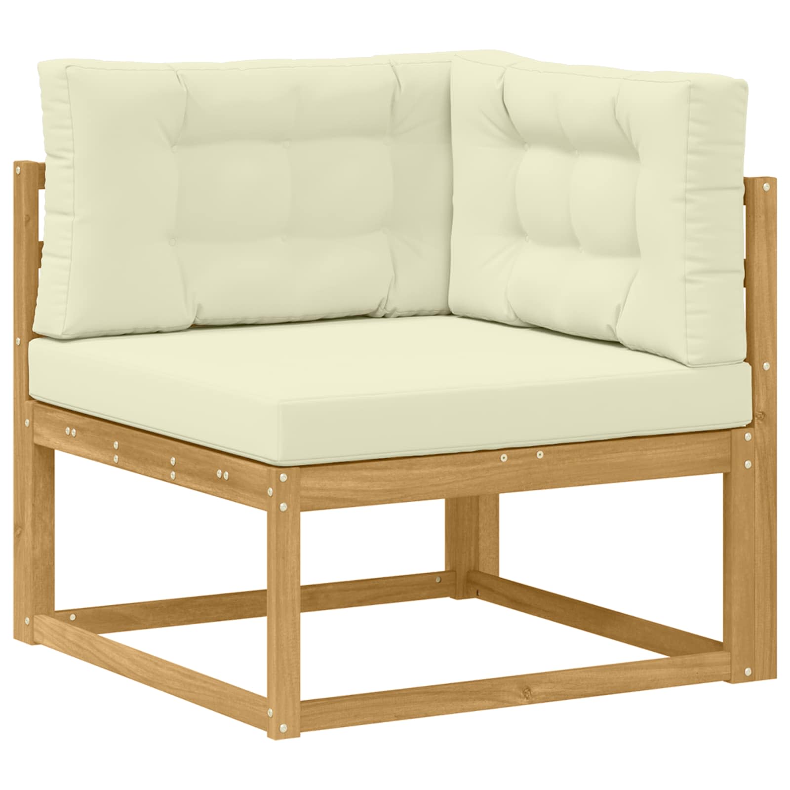 Set vanjskih sofa 8 pcs Bijela i krem